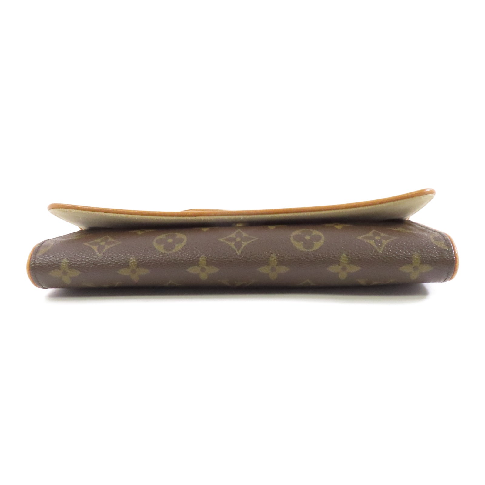 LOUIS VUITTON 【激減優惠】Monogram Pochette Twin GM金扣肩背袋啡色