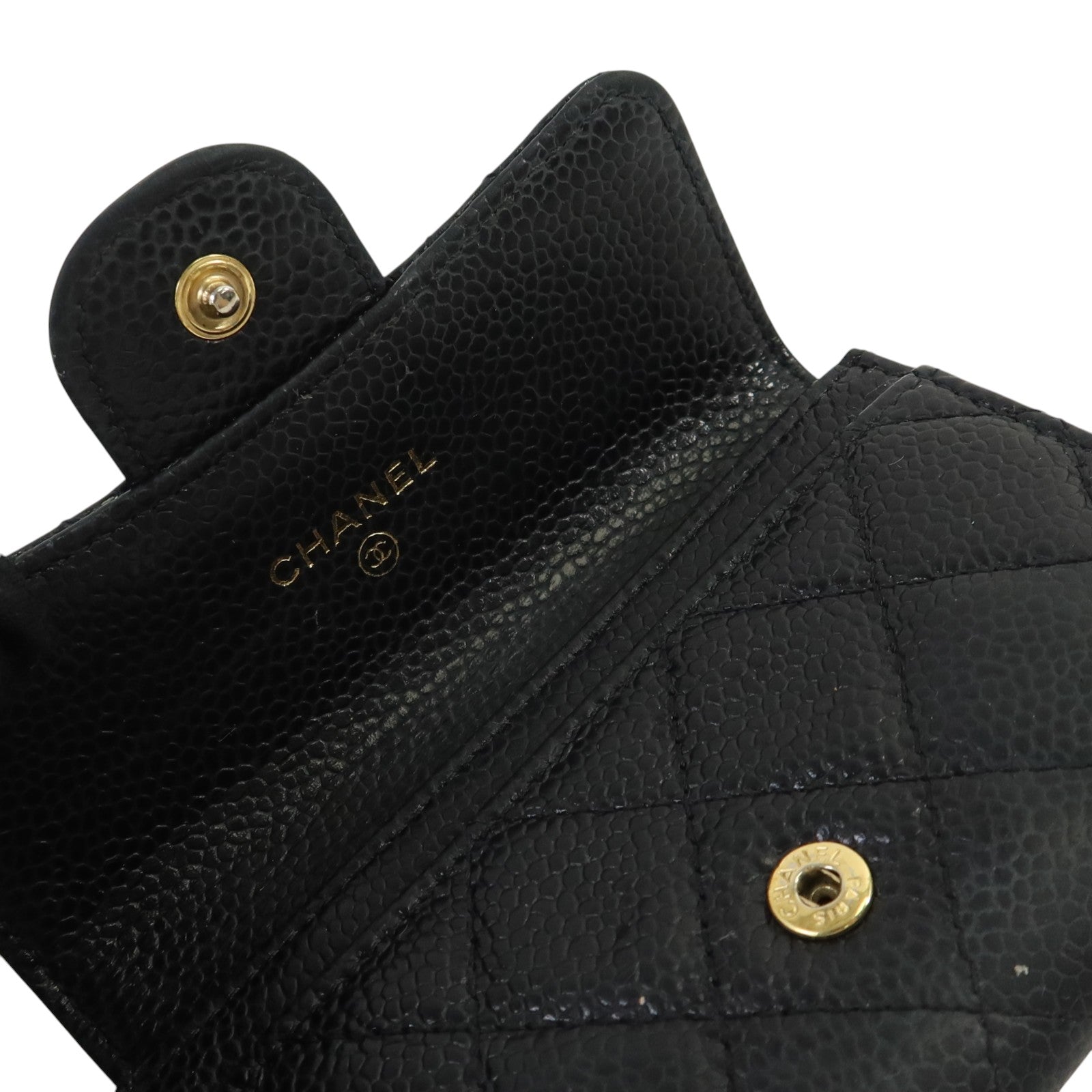 CHANEL 牛皮皮革Card Case金扣卡片套