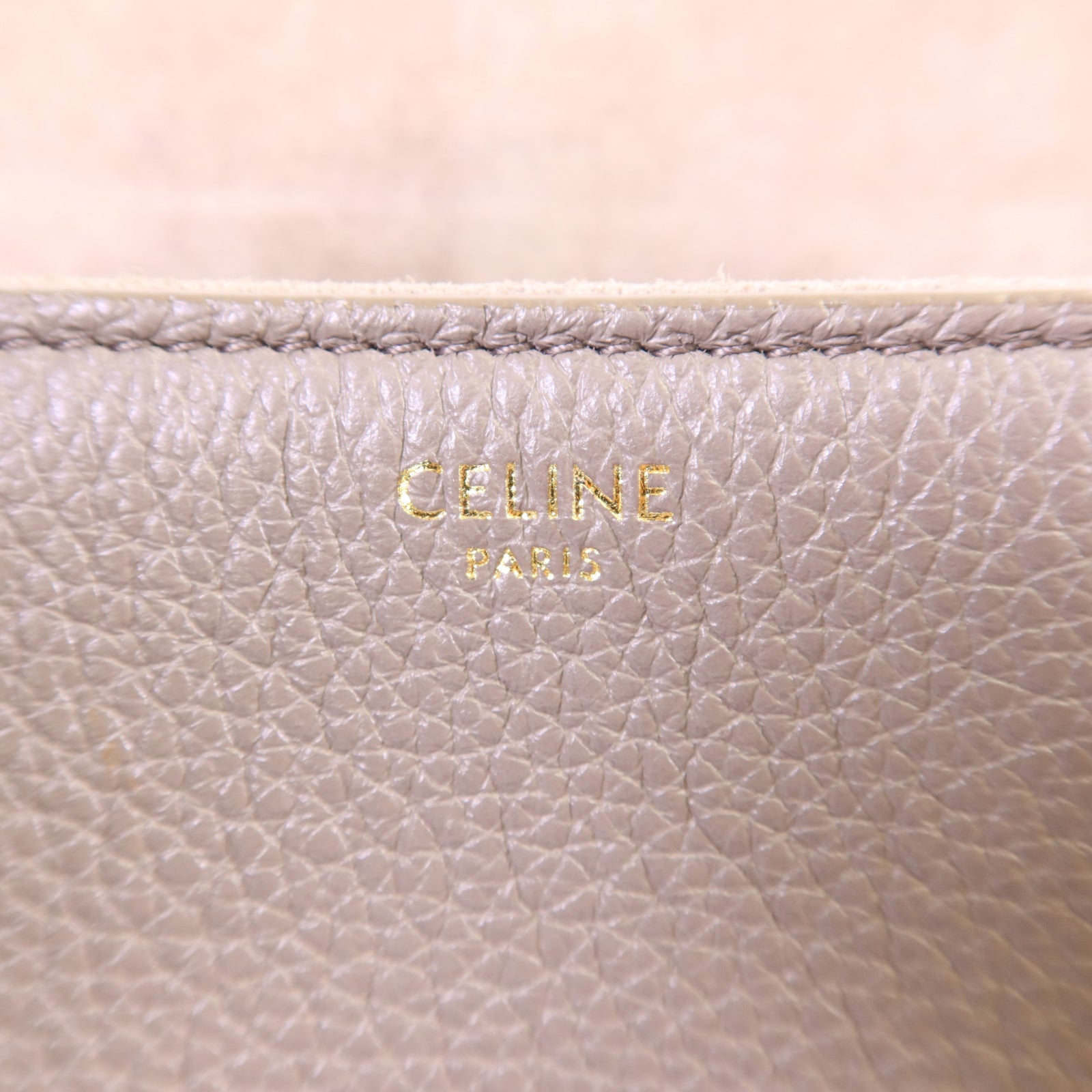 CELINE 牛皮皮革Soft 16金扣肩背袋