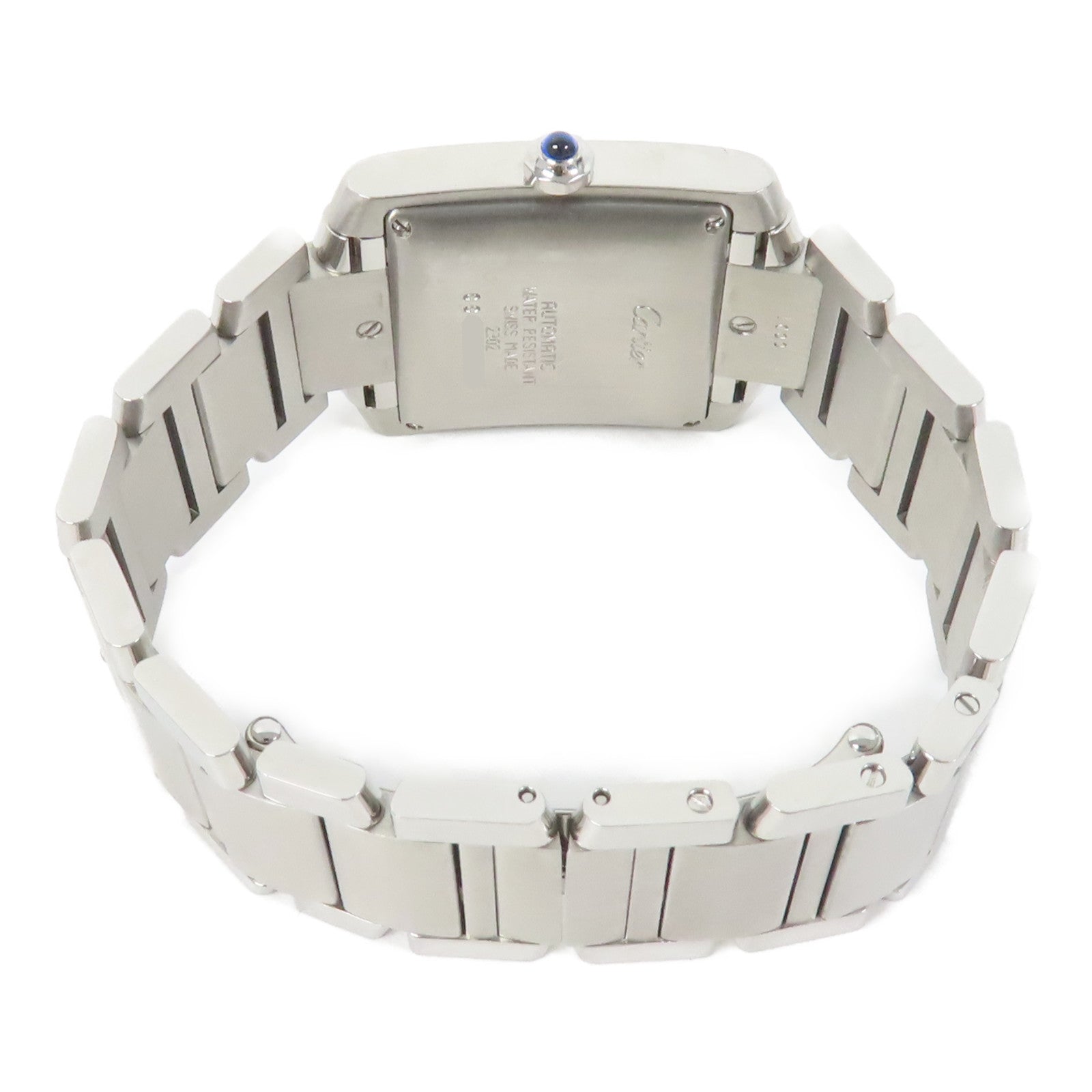 CARTIER Tank Francaise不鏽鋼手錶自動機芯銀色