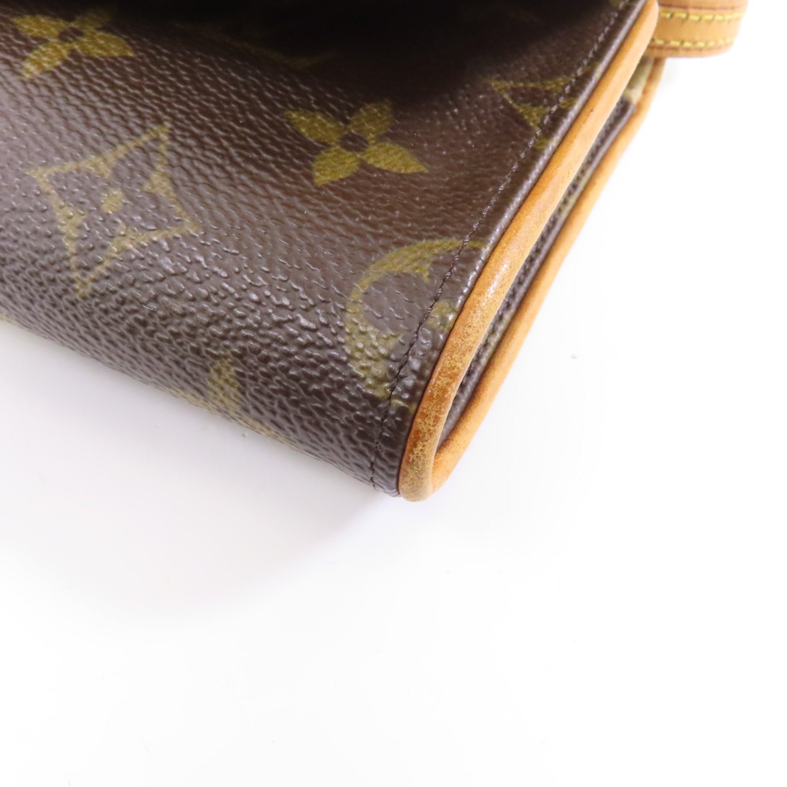 LOUIS VUITTON 【激減優惠】Monogram Pochette Twin GM金扣肩背袋啡色