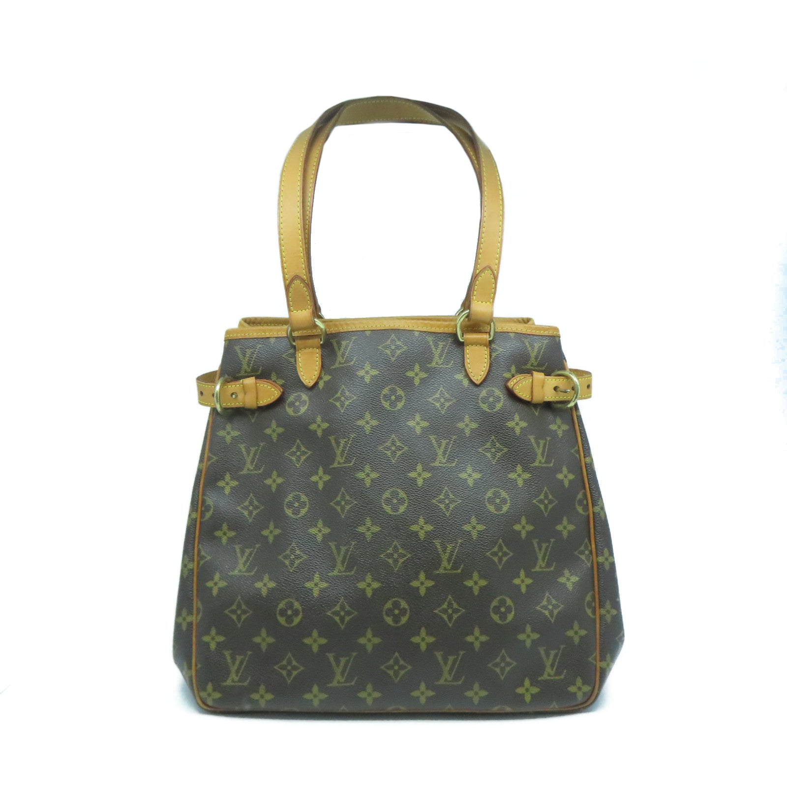 LOUIS VUITTON 【清倉大減價】Monogram Batignolles Vertical金扣肩背袋啡色