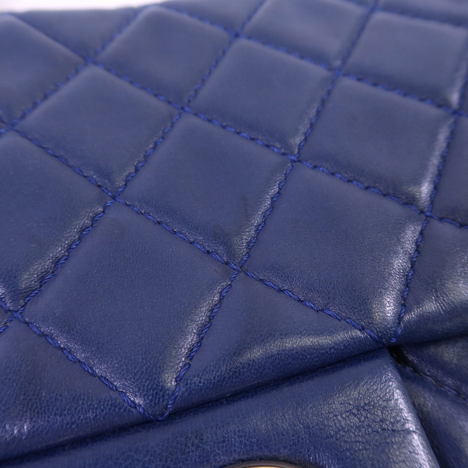 CHANEL 羊皮皮革Single Flap Bag金扣鏈帶手挽肩背兩用袋
