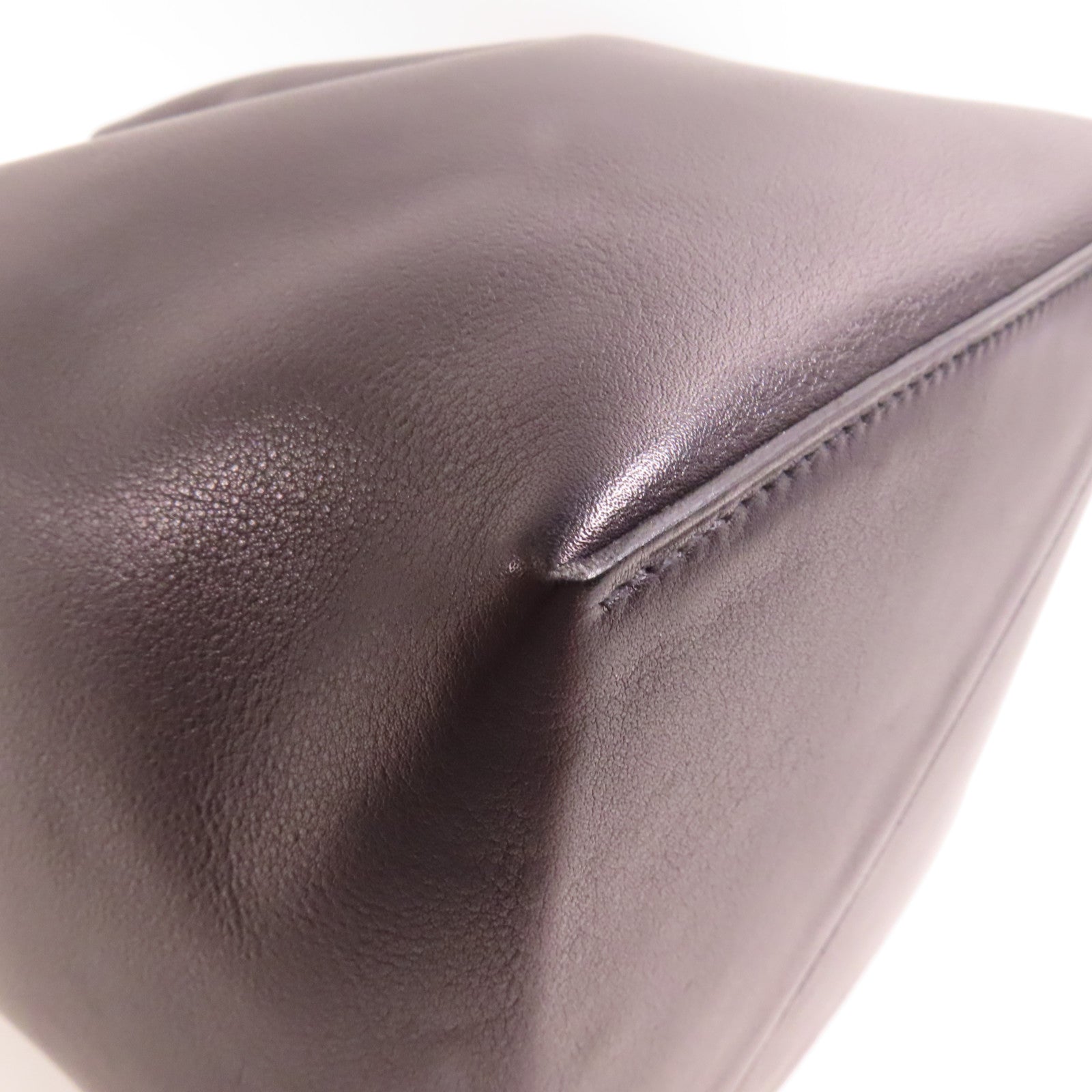HERMES Licol 17 Shoulder Bag Swift Leather Black