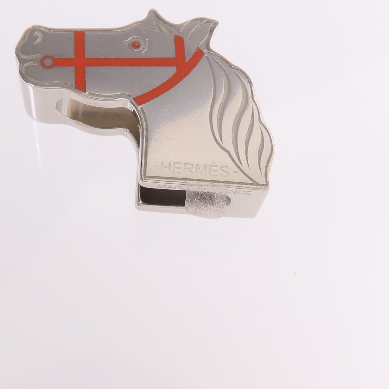 HERMES 金屬/琺瑯Quadrige Twilly Ring絲巾扣