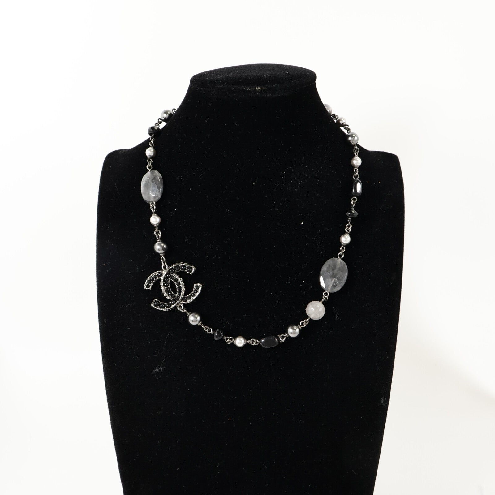 CHANEL PVC/金屬Necklace項鏈