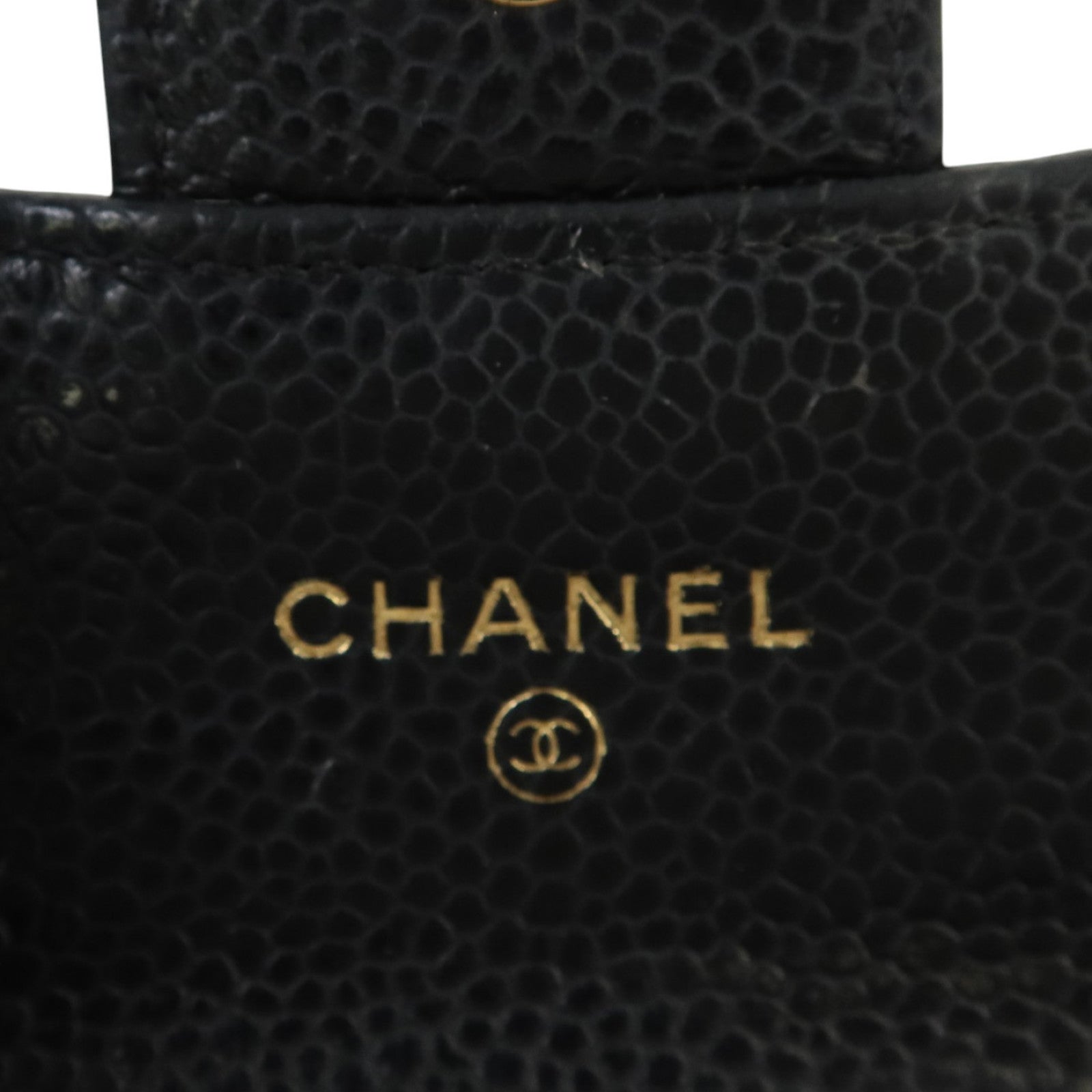 CHANEL 牛皮皮革Card Case金扣卡片套