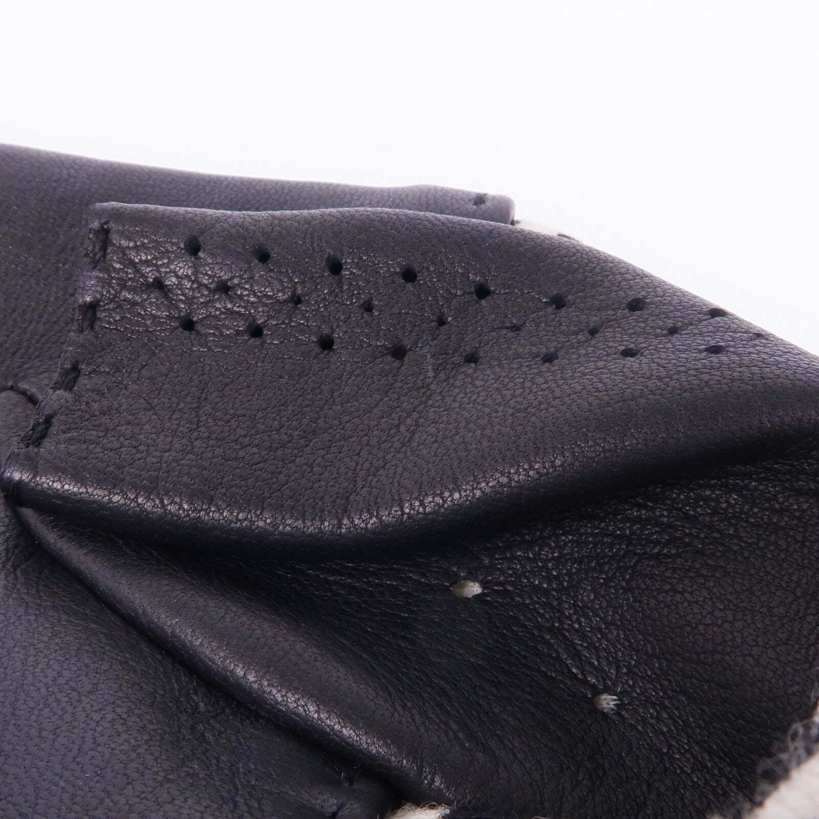 CHANEL 羊皮皮革Fingerless Gloves手套