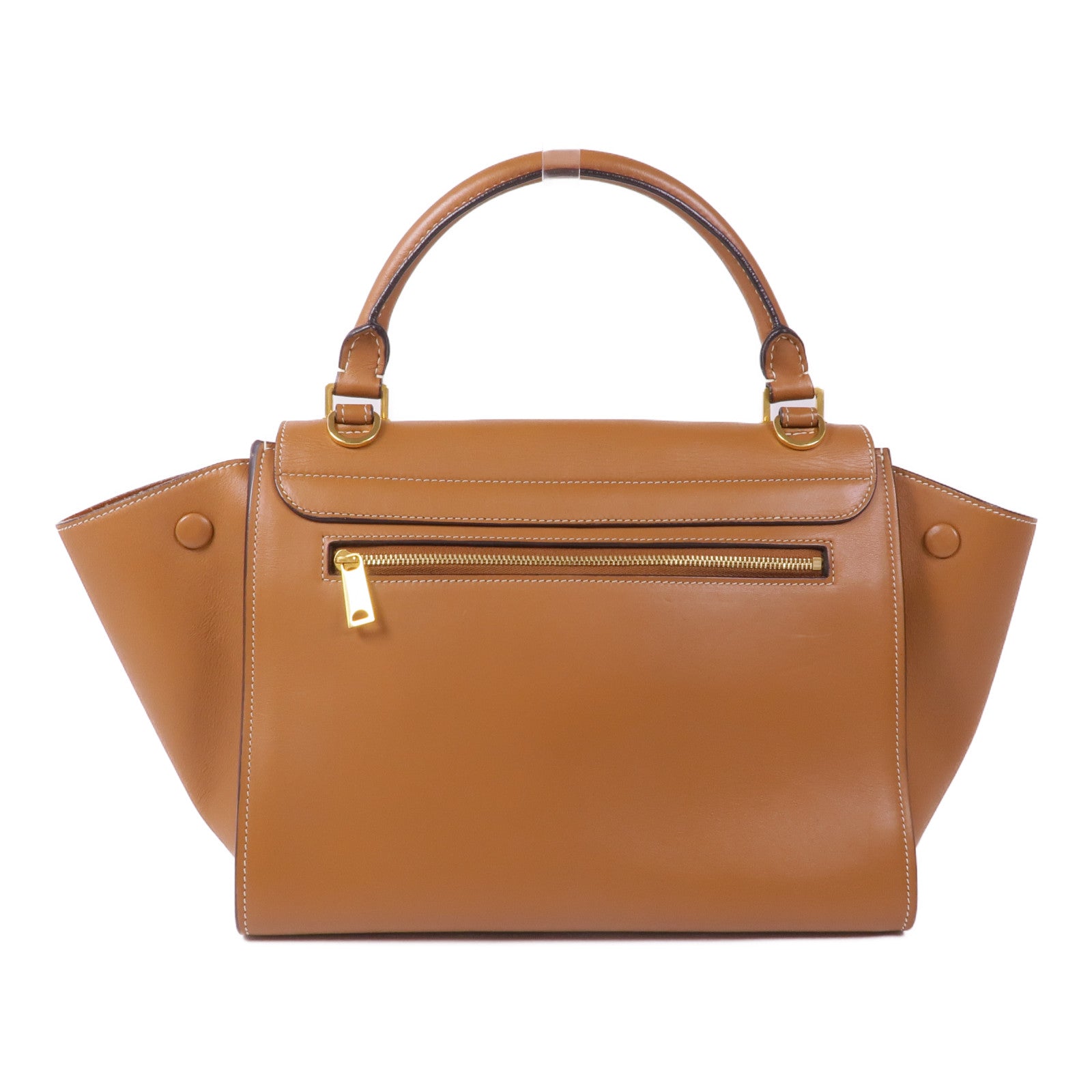 CELINE 牛皮皮革Trapeze金扣手挽肩背兩用袋