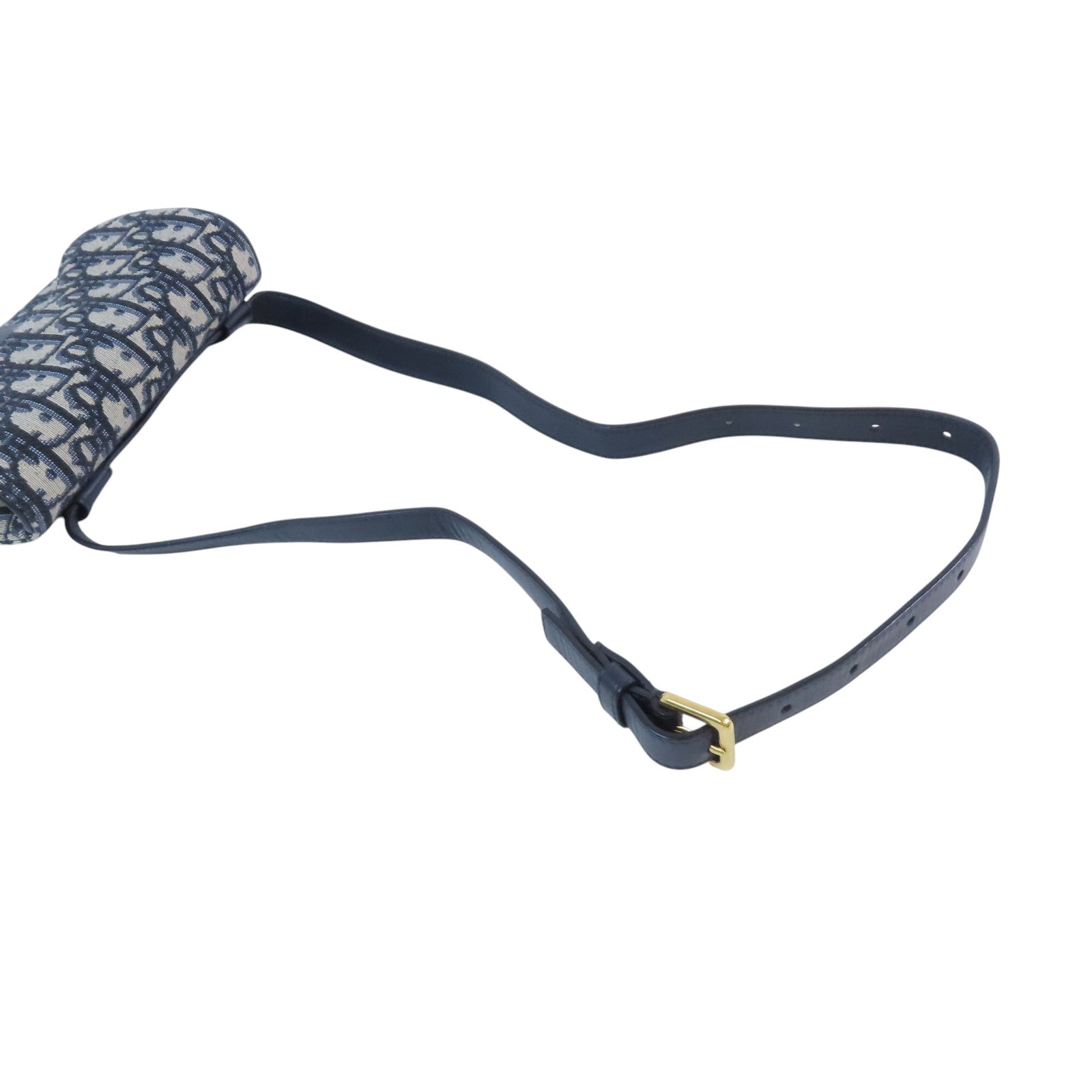 Dior Oblique帆布Saddle Waist Bag金扣腰包