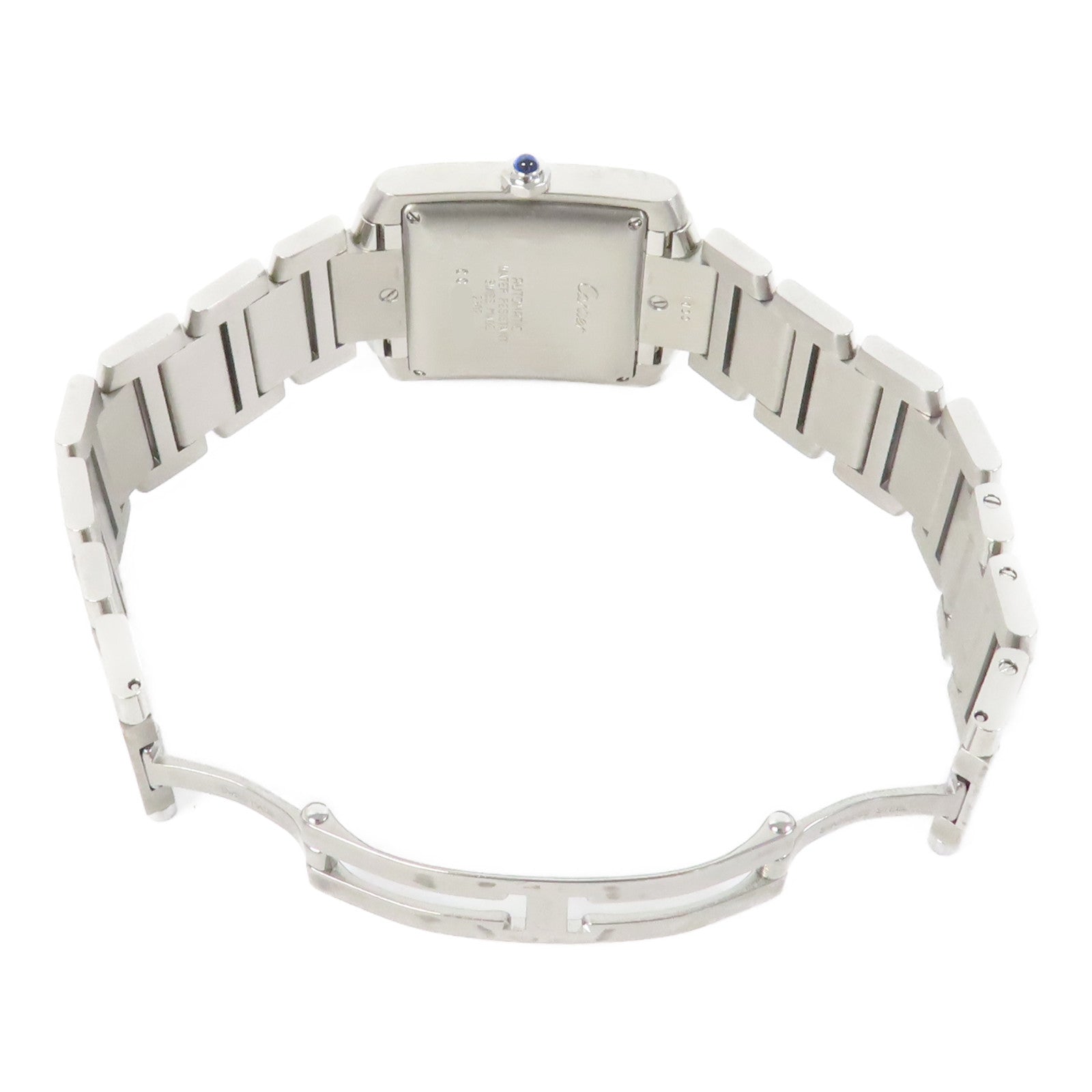 CARTIER Tank Francaise不鏽鋼手錶自動機芯銀色