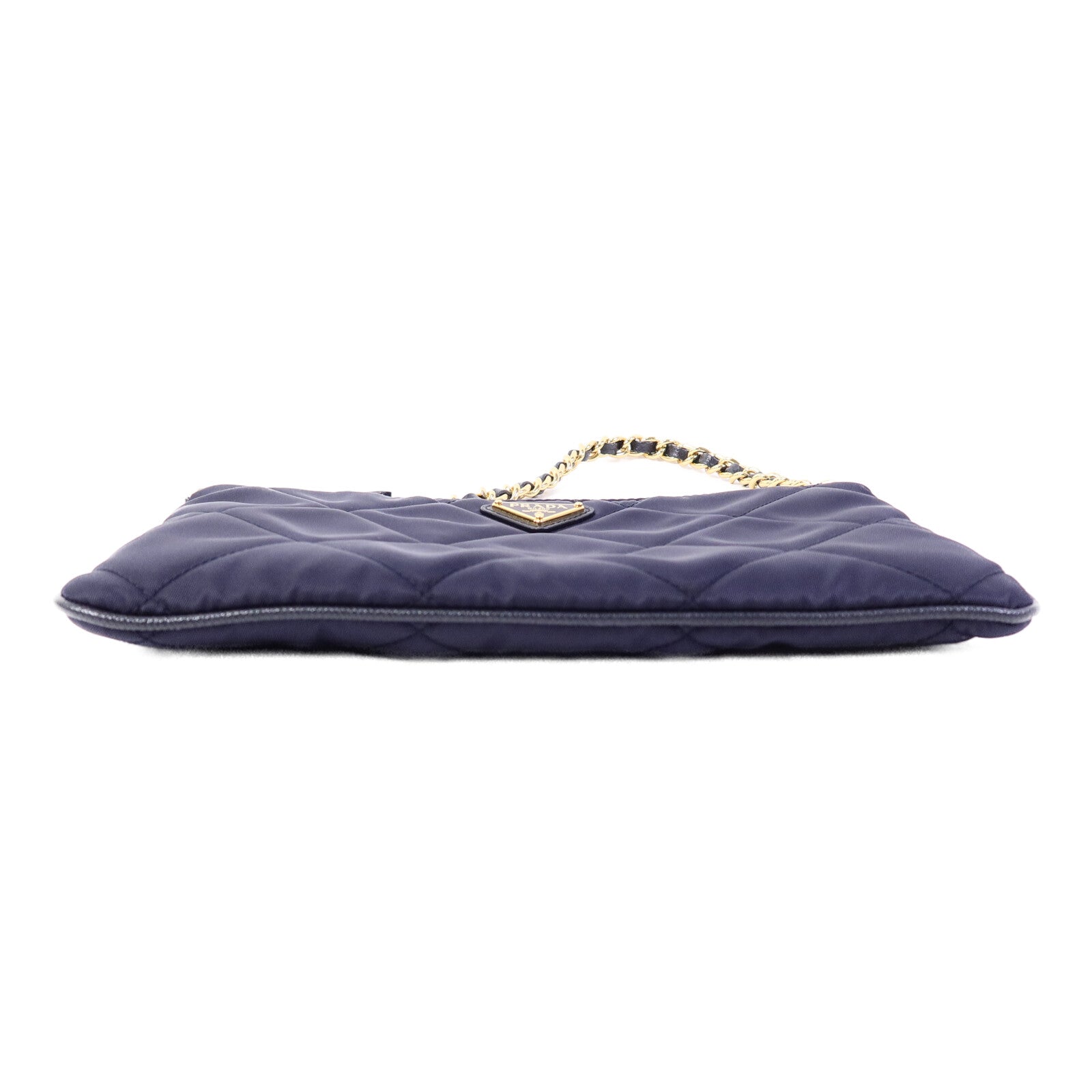 PRADA 尼龍Quilted Re-Nylon Pouch鏈帶肩背袋