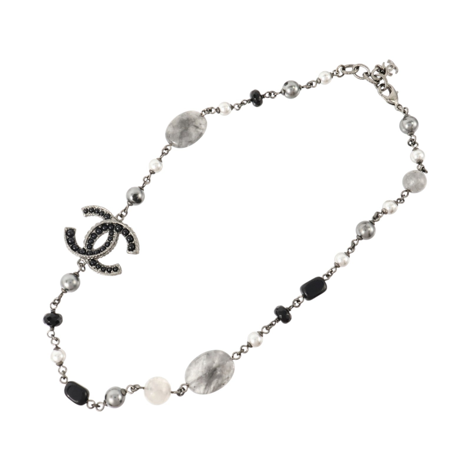 CHANEL PVC/金屬Necklace項鏈
