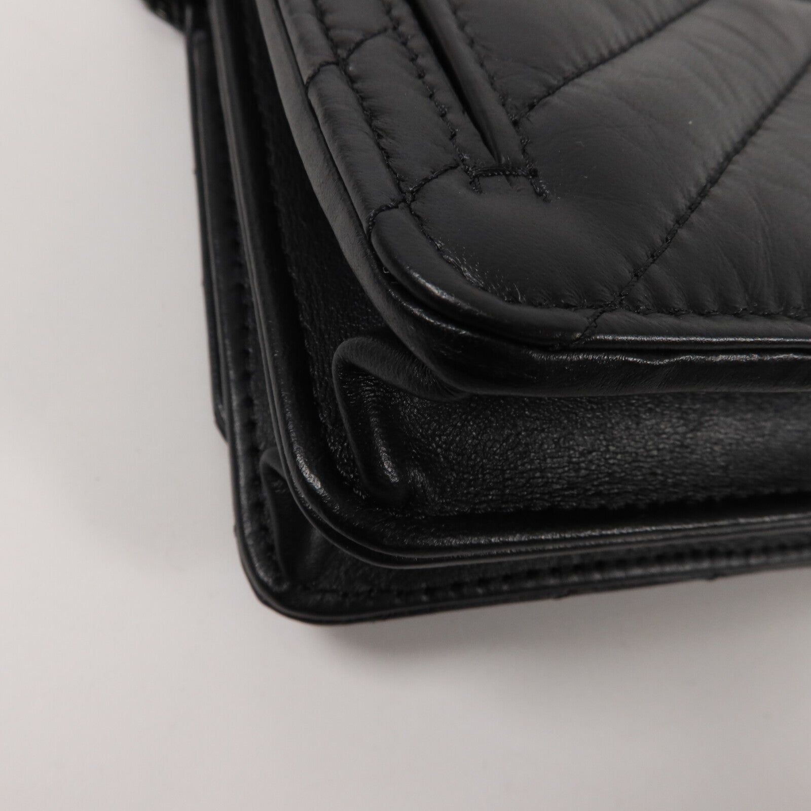 CHANEL 羊皮皮革2.55 Mini WOC鏈帶肩背袋