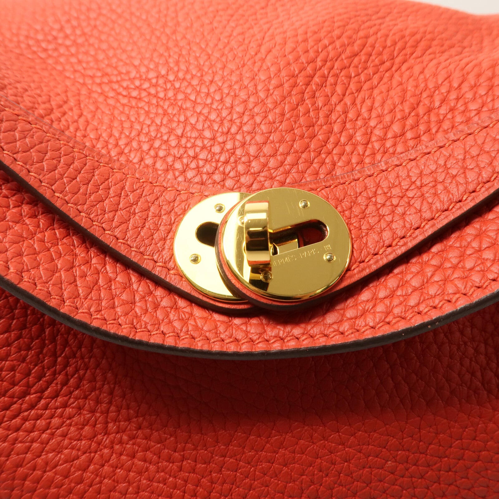 HERMES Clemence皮革Lindy 26手挽肩背兩用袋