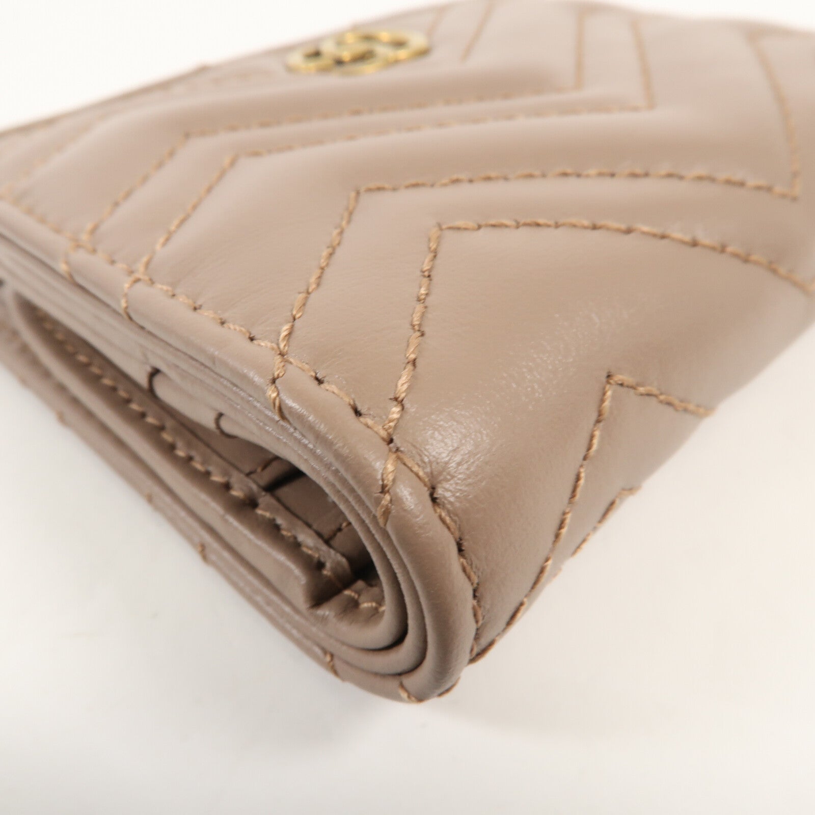 GUCCI 牛皮皮革Wallet金扣錢包