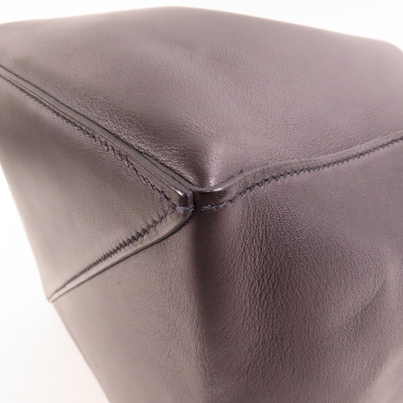 HERMES Licol 17 Shoulder Bag Swift Leather Black