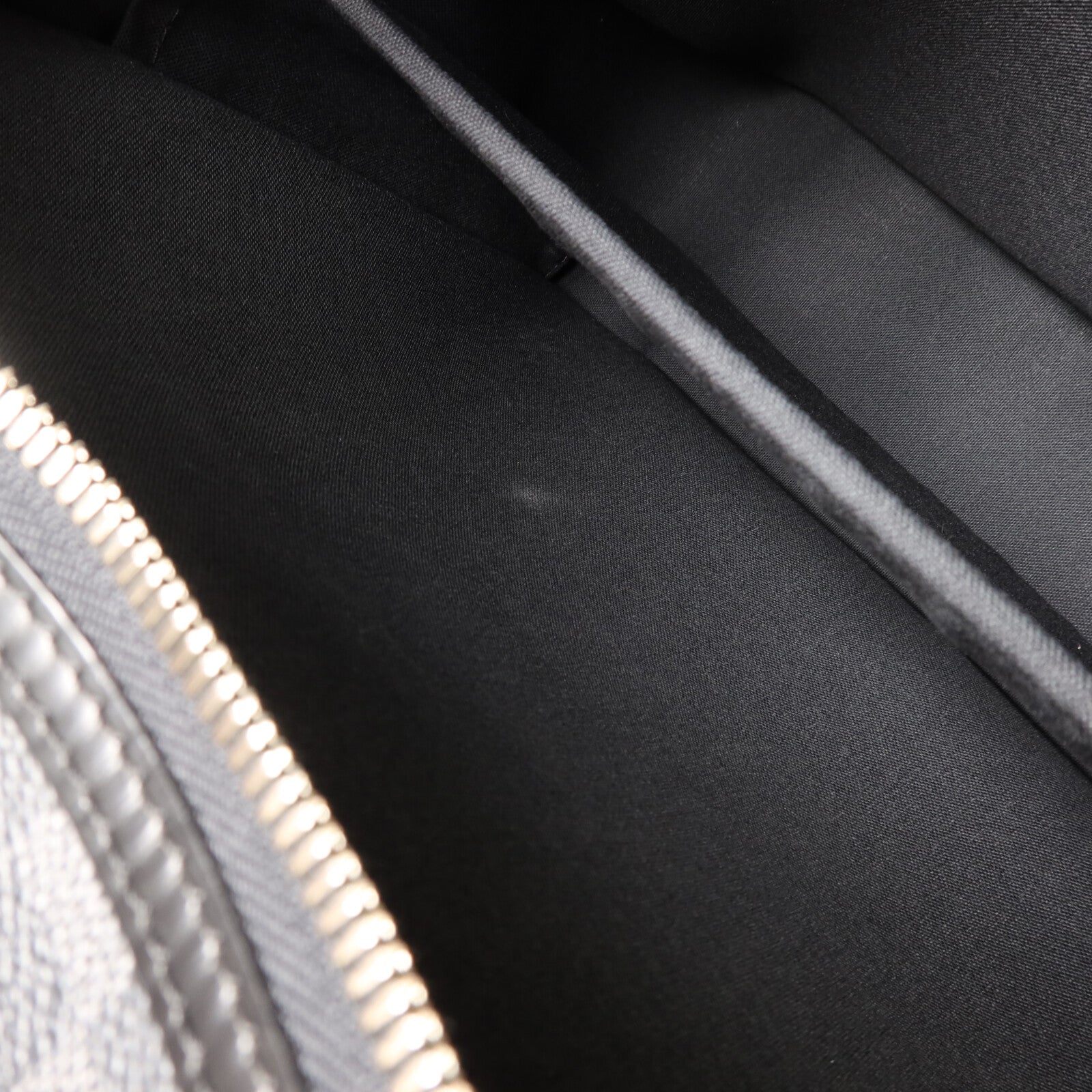 LOUIS VUITTON Damier Graphite Porto Cuman Voyage銀扣手挽肩背兩用袋