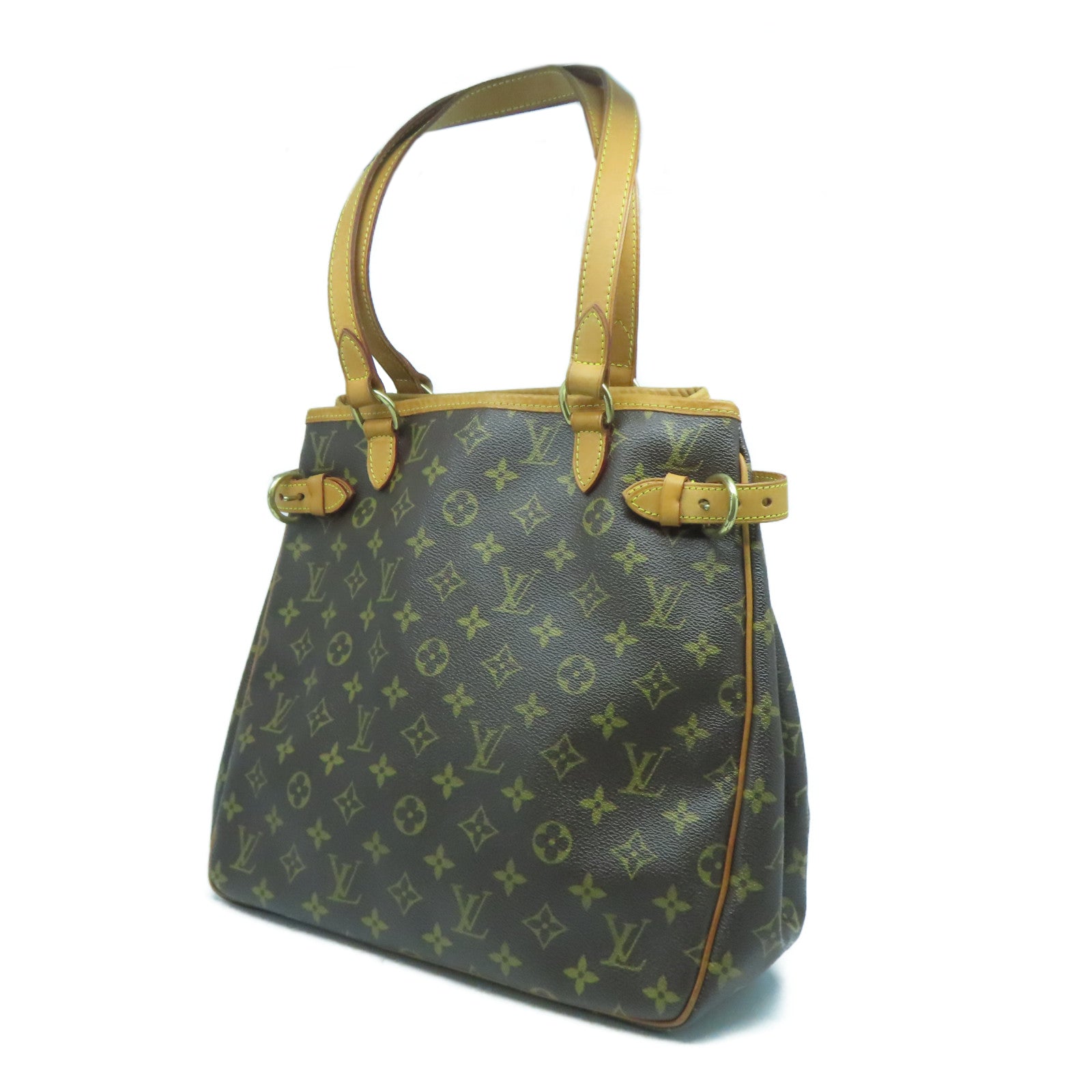 LOUIS VUITTON 【清倉大減價】Monogram Batignolles Vertical金扣肩背袋啡色