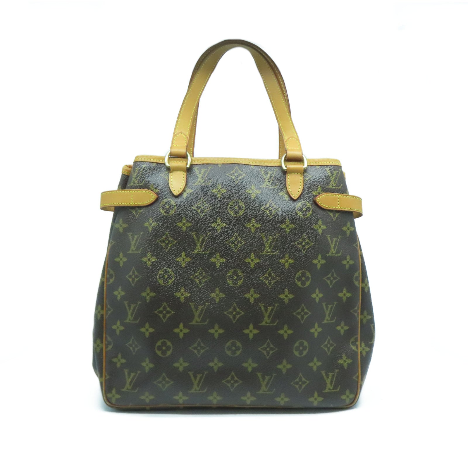 LOUIS VUITTON 【清倉大減價】Monogram Batignolles Vertical金扣肩背袋啡色
