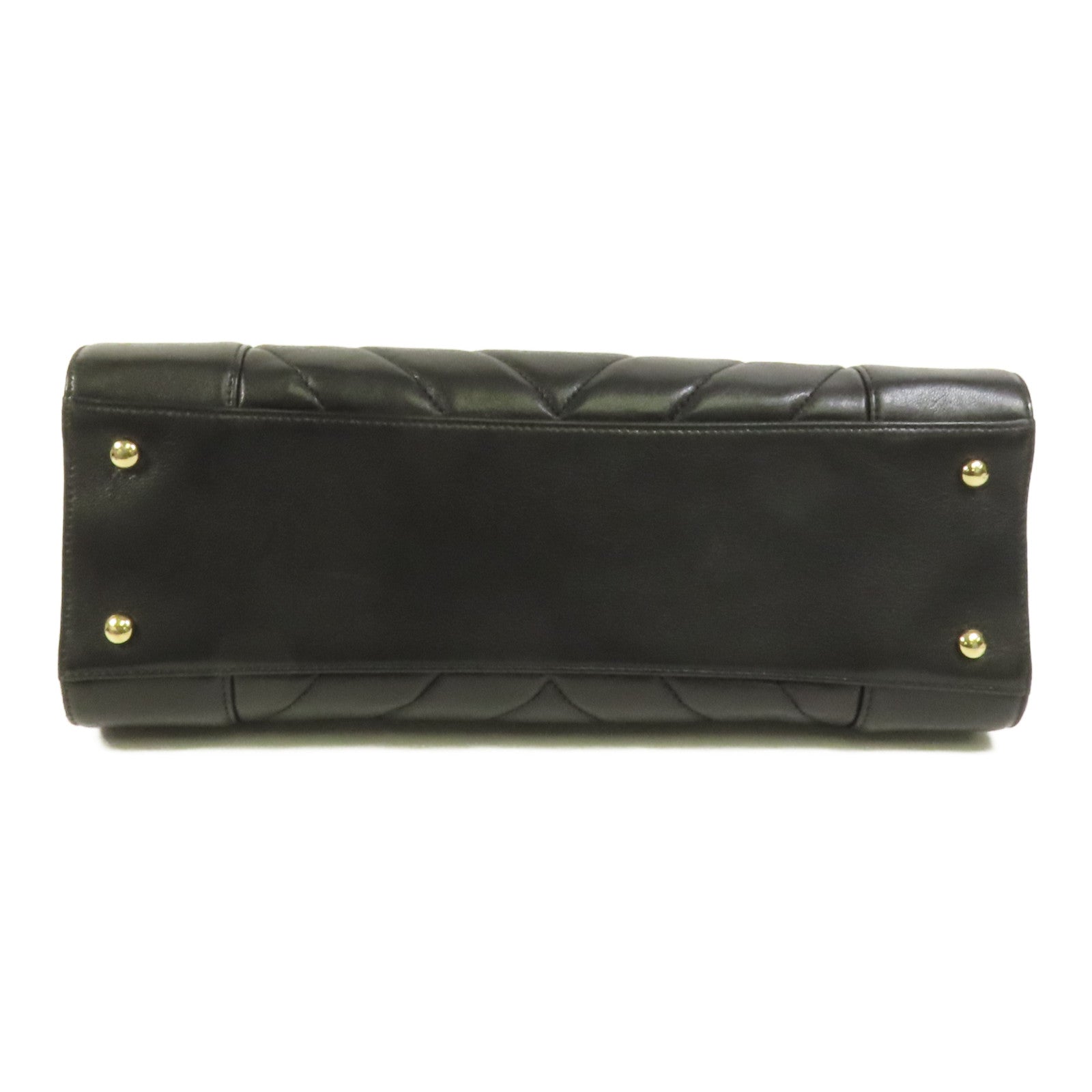 CHANEL 牛皮皮革Shoulder Bag金扣肩背袋