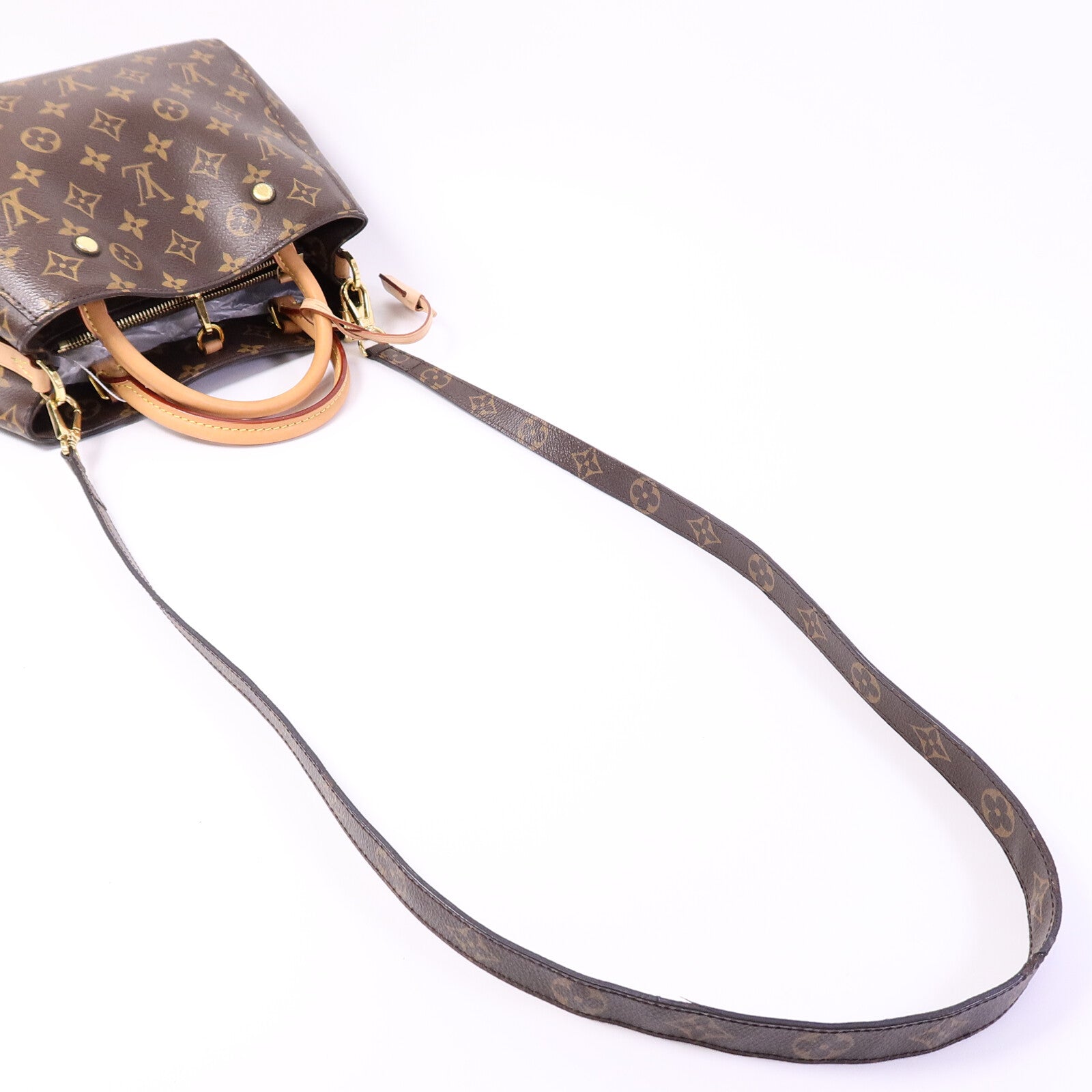 LOUIS VUITTON Monogram Montaigne BB手挽肩背兩用袋
