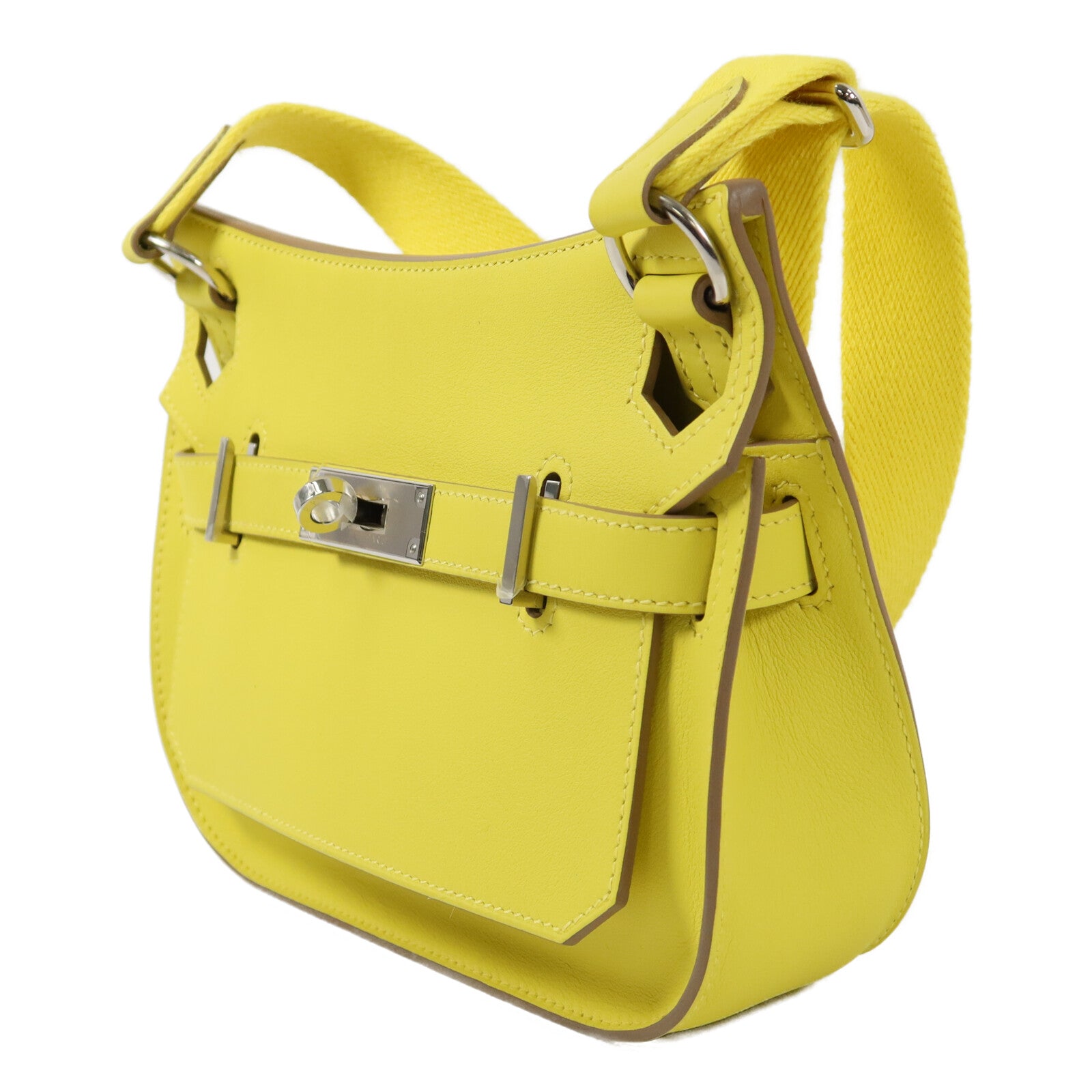 HERMES Swift皮革Mini Jypsiere肩背袋Lime