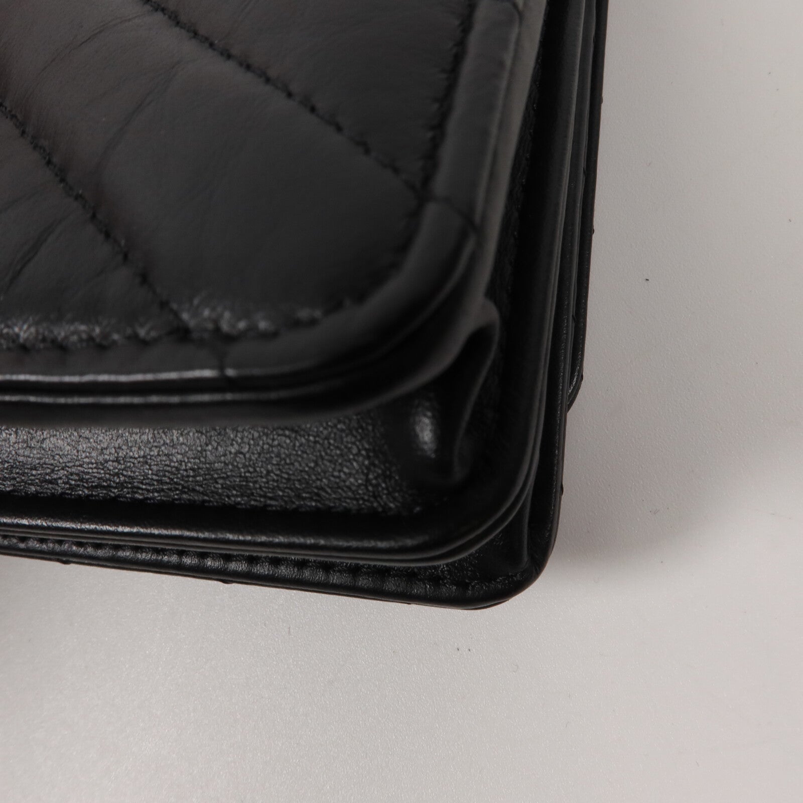 CHANEL 羊皮皮革2.55 Mini WOC鏈帶肩背袋