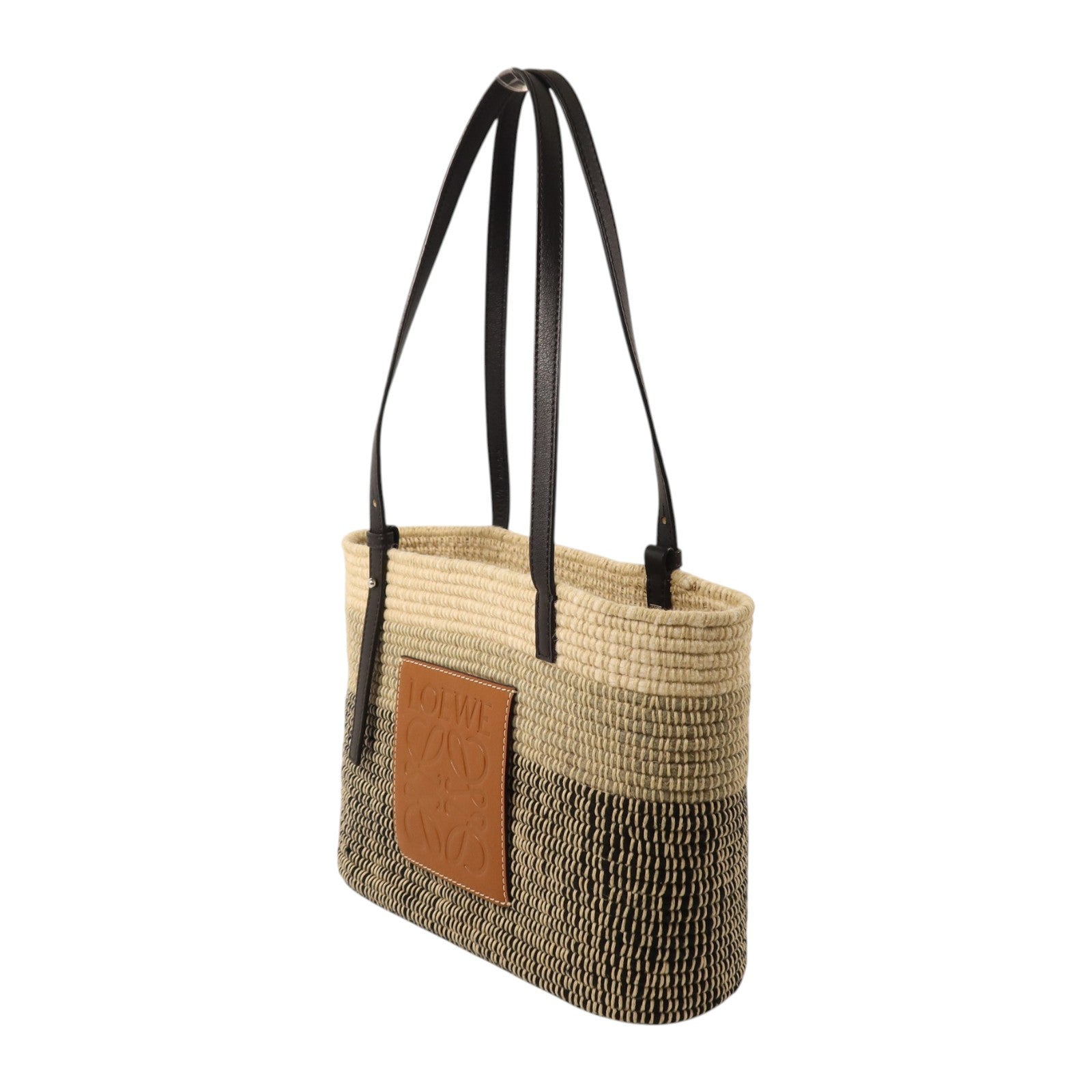 LOEWE Raffia Square Basket肩背袋