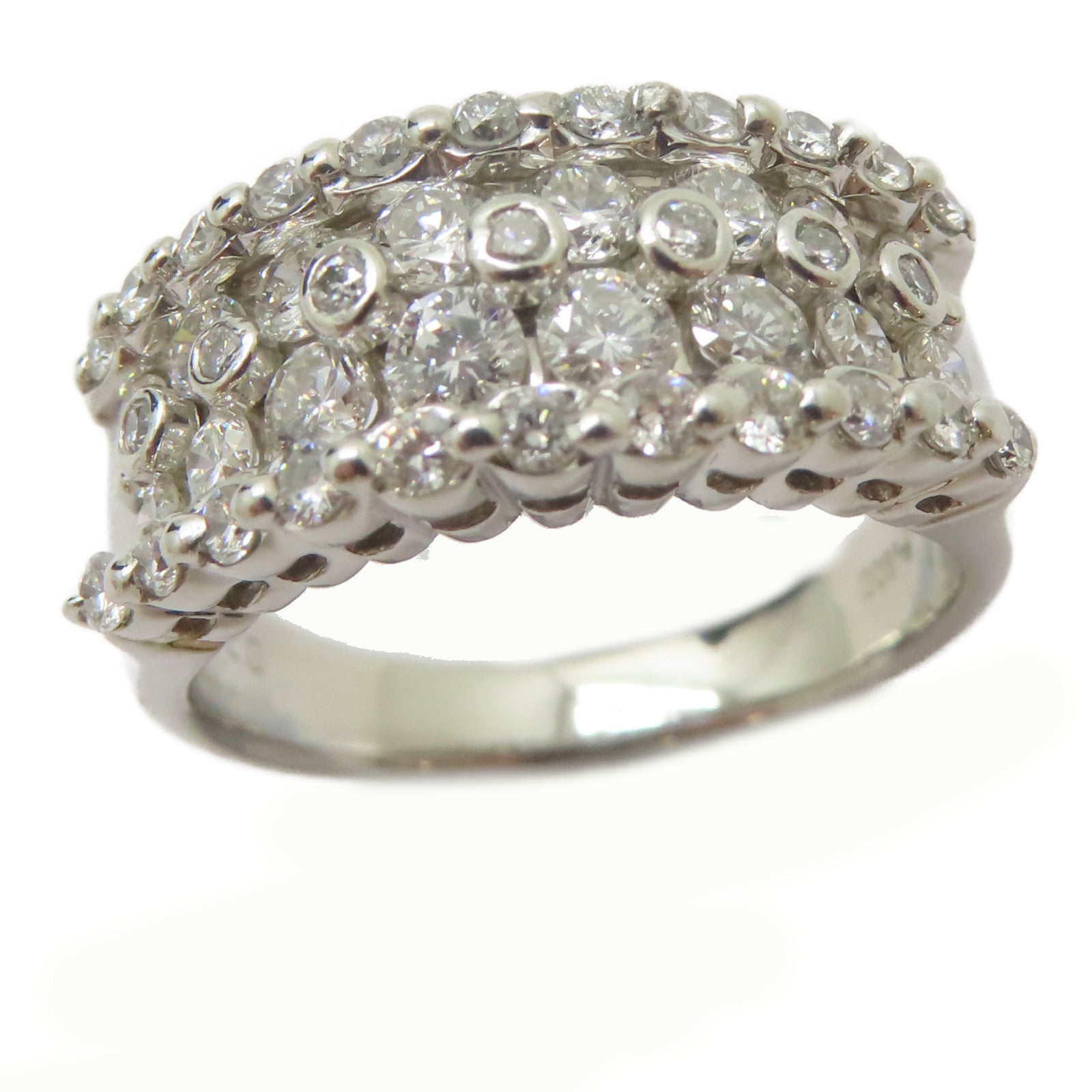 JEWELRY 【激減優惠】PT900鉑金Diamond Ring 1.20ct鑽石戒指US#6.25