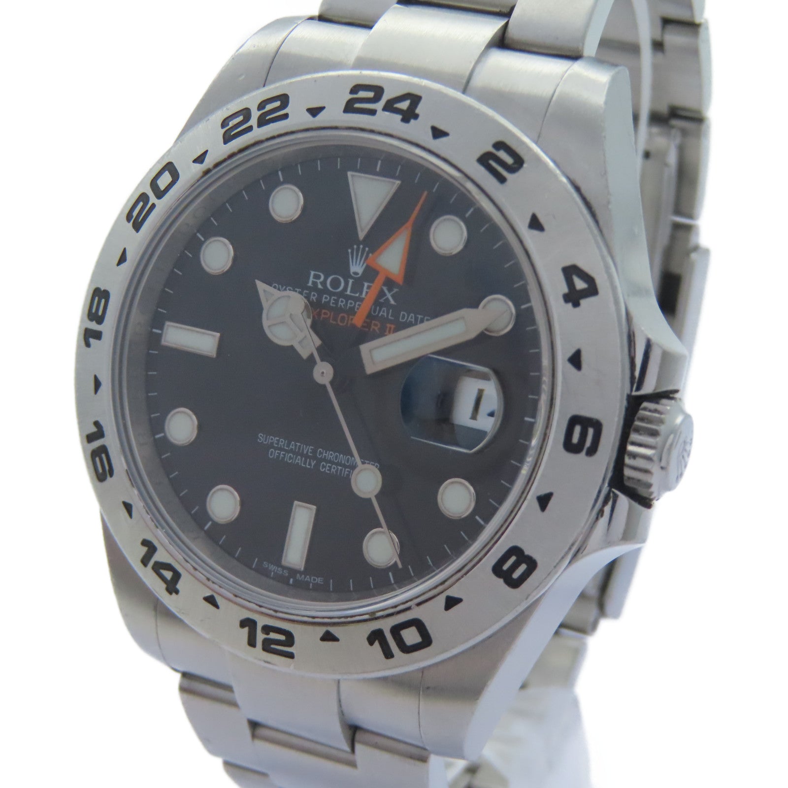 ROLEX Exporer II不鏽鋼手錶自動機芯黑色