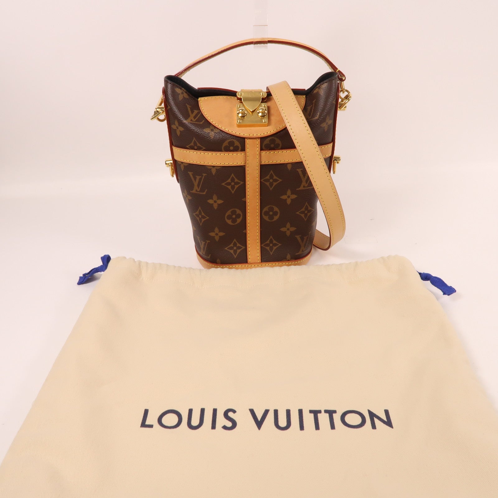LOUIS VUITTON LV GHW Duffle 2 Way Shoulder Bag Handbag M43587 Monogram Brown