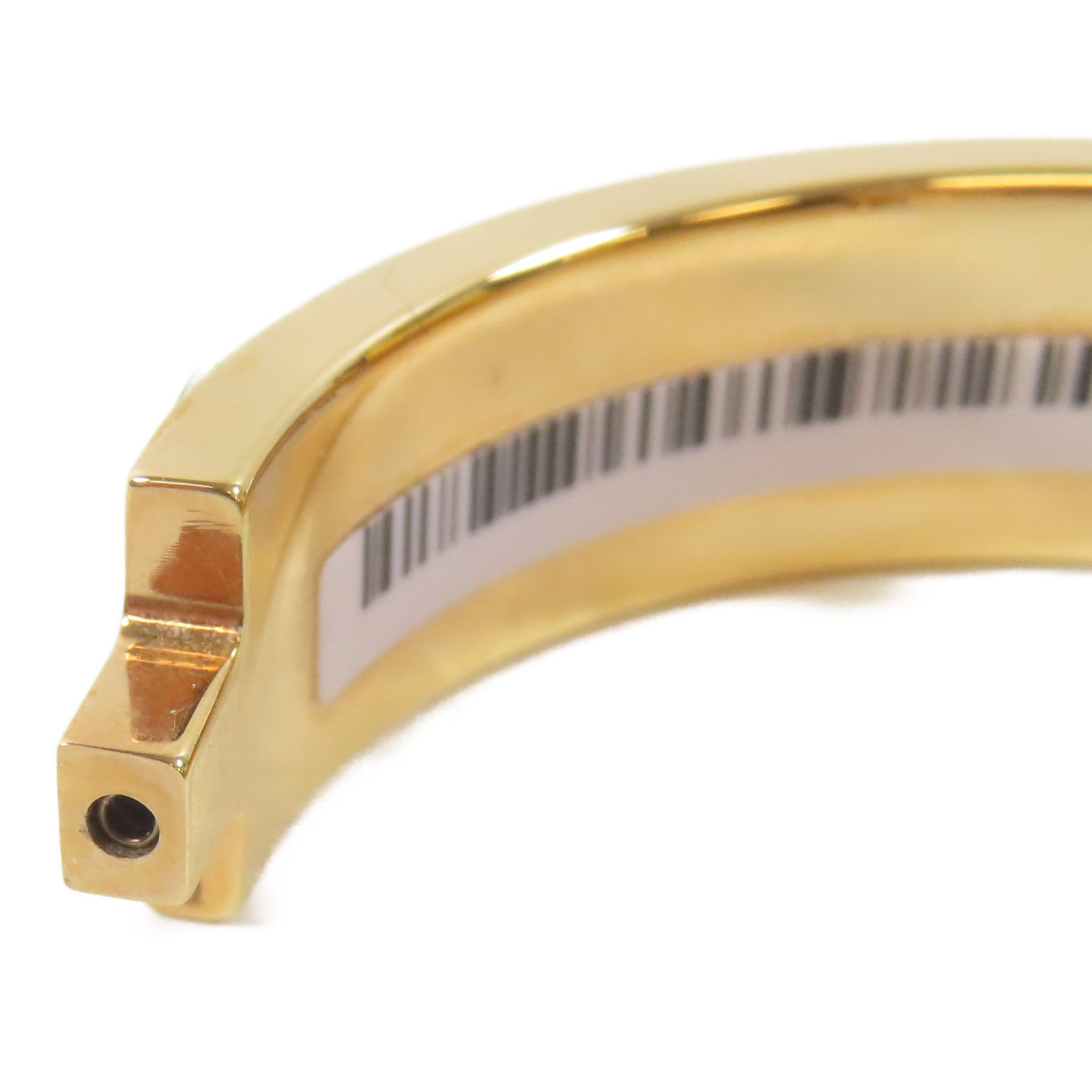 HERMES 金屬Clic H Bracelet手鐲金色#15.75cm