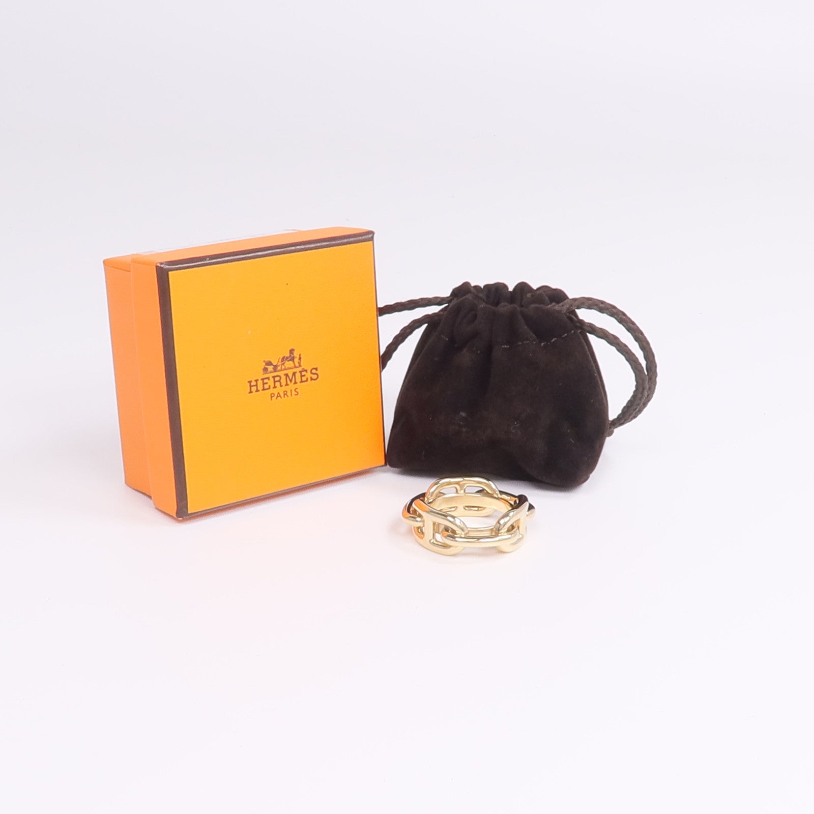 HERMES 金屬Scarf Ring絲巾扣