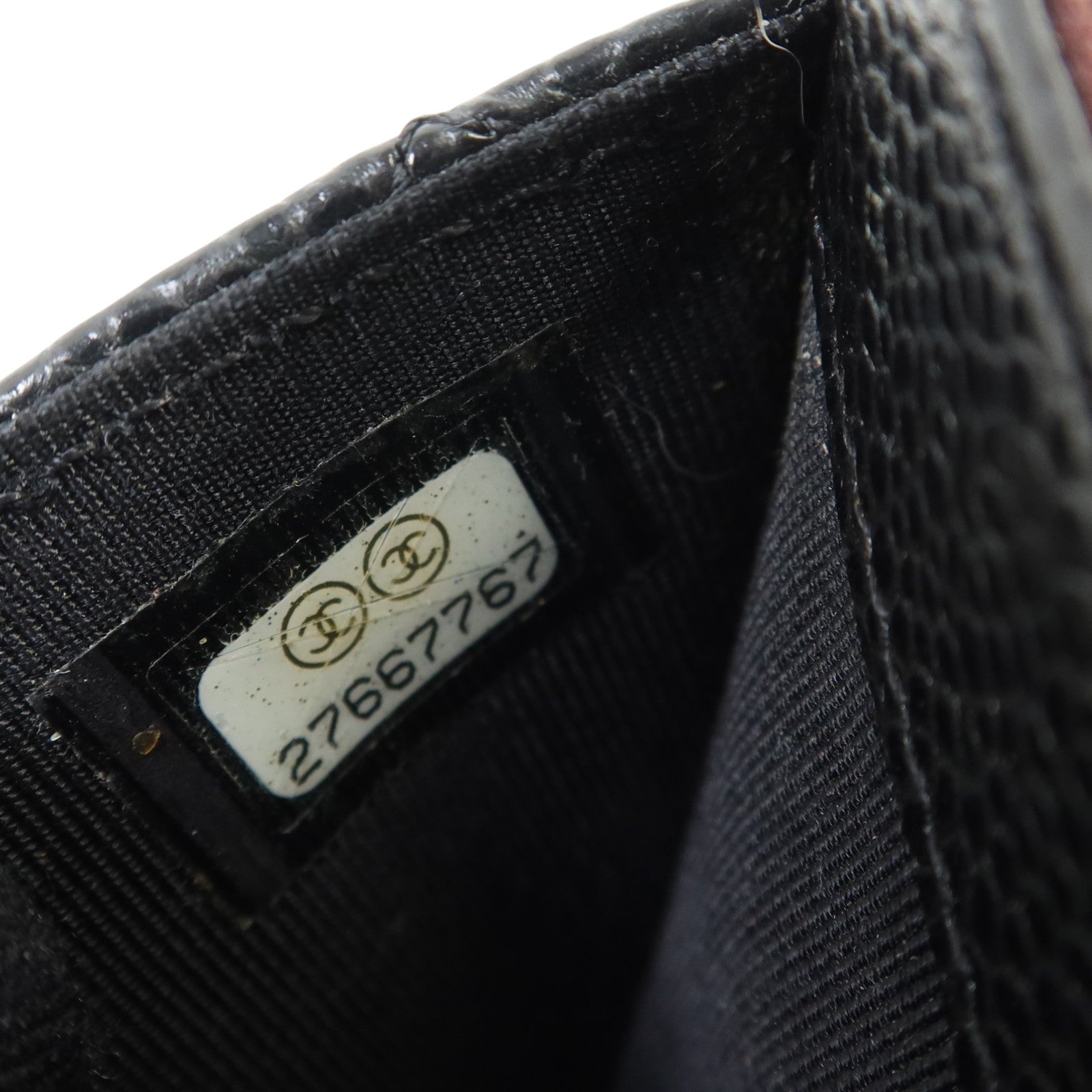 CHANEL 牛皮皮革Card Case金扣卡片套