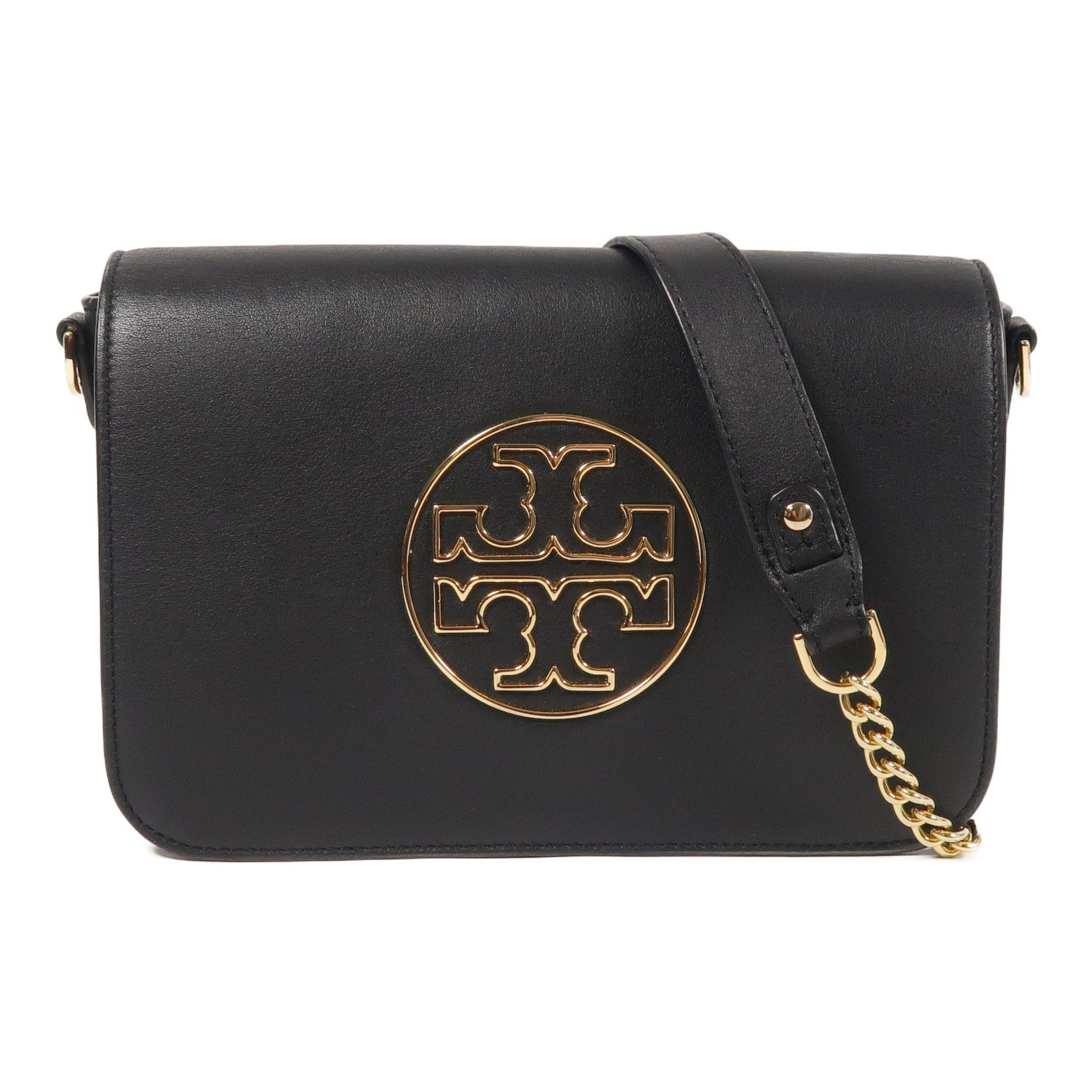 Tory Burch 牛皮皮革Chain Shoulder Bag金扣肩背袋