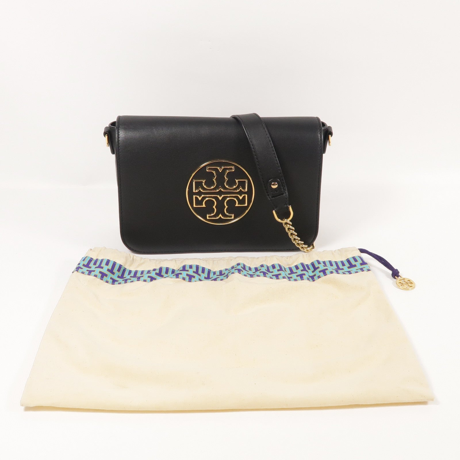 Tory Burch 牛皮皮革Chain Shoulder Bag金扣肩背袋