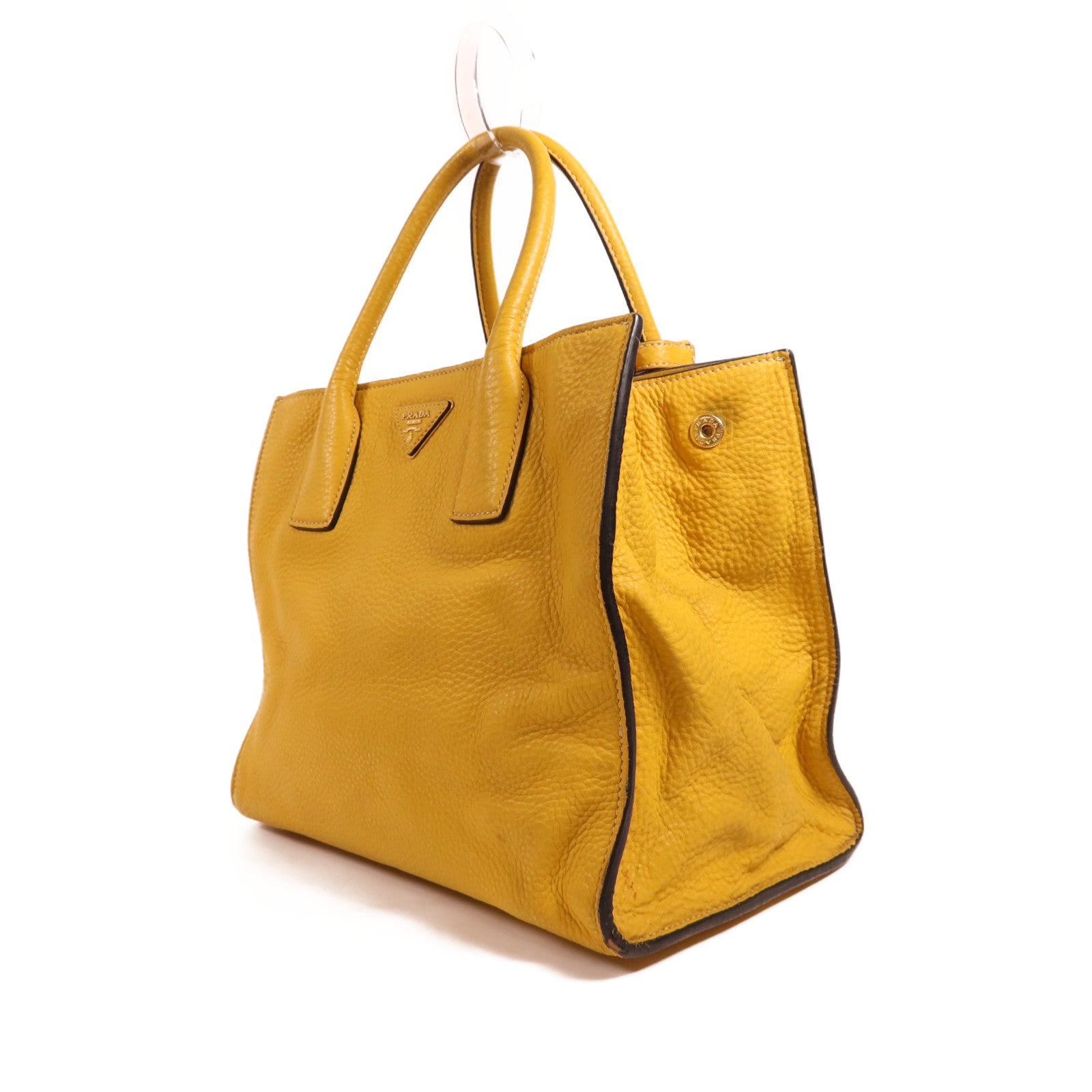 PRADA 牛皮皮革2 Way Shoulder金扣手挽袋