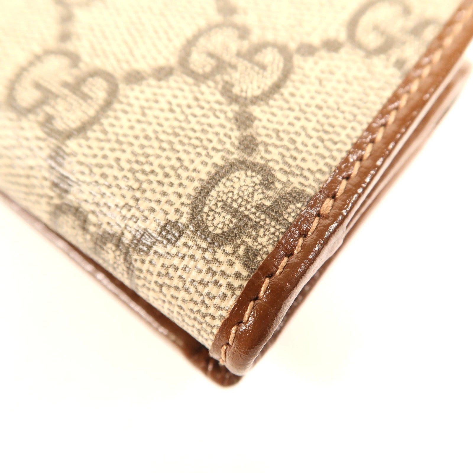 GUCCI 塗層帆布Wallet金扣錢包