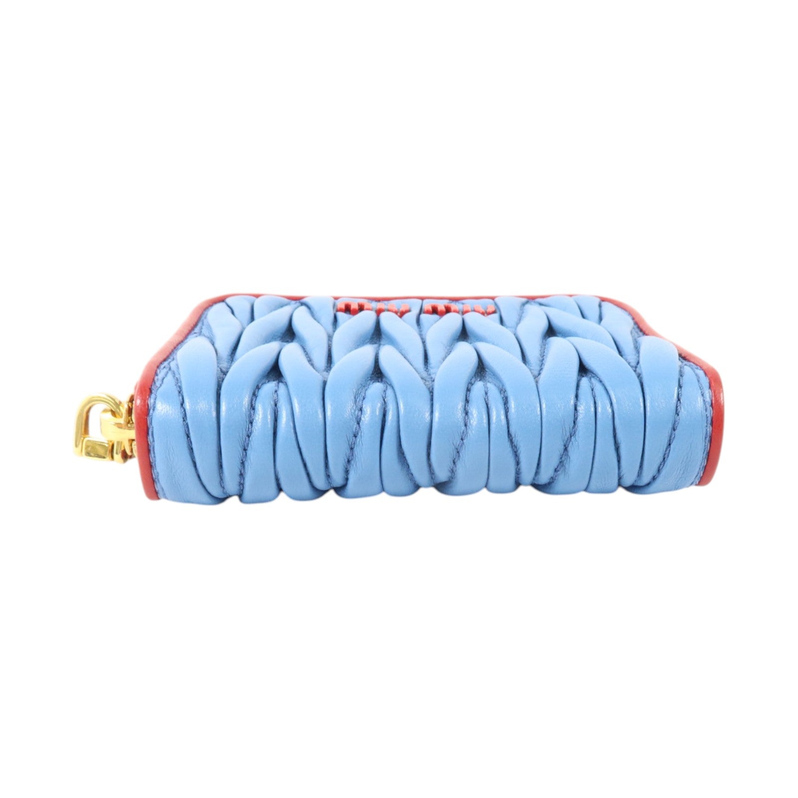 Miu Miu 羊皮皮革Coin Case金扣零錢包