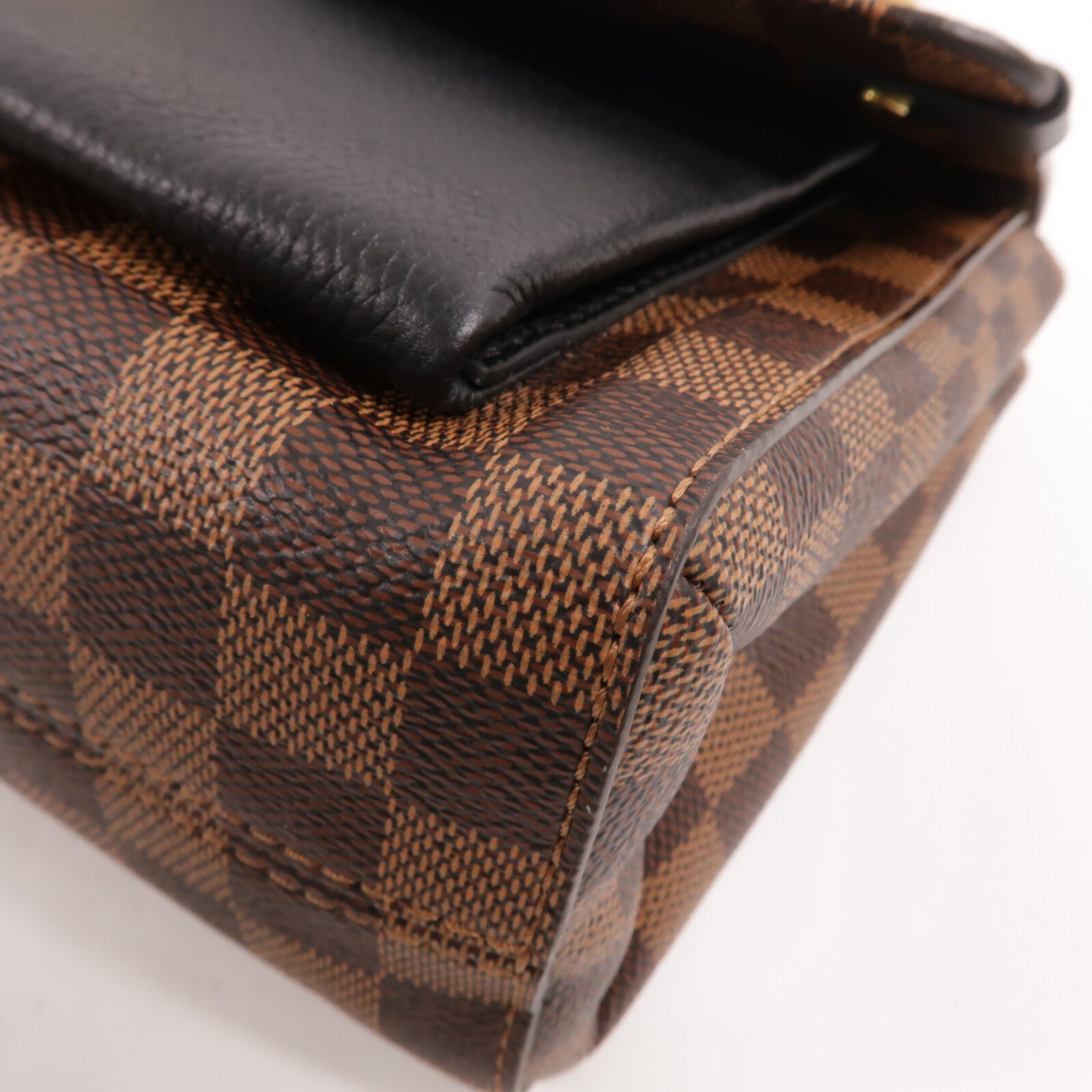 LOUIS VUITTON Damier Vavin PM金扣鏈帶肩背袋