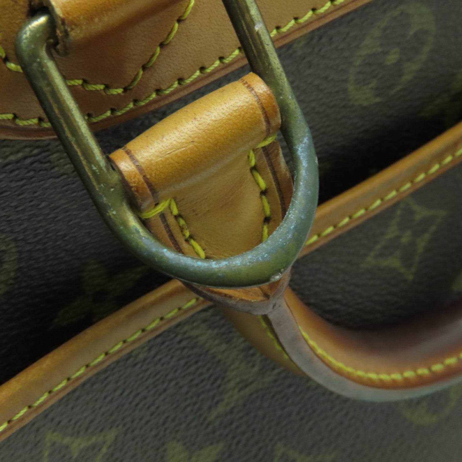 LOUIS VUITTON Monogram Trouville金扣手挽袋啡色