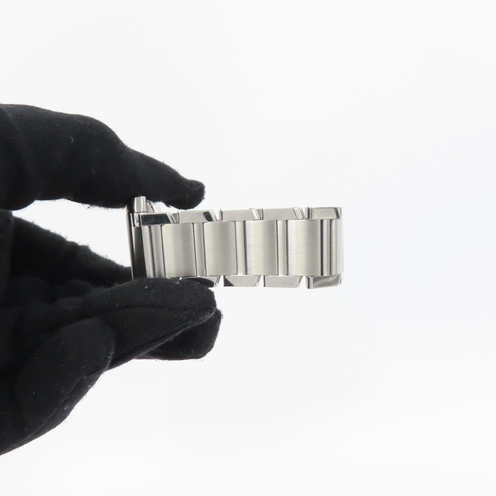 CARTIER Tank Francaise不鏽鋼手錶自動機芯銀色