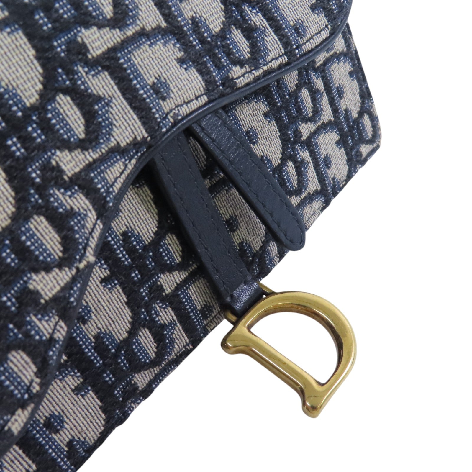 Dior Oblique帆布Saddle Waist Bag金扣腰包