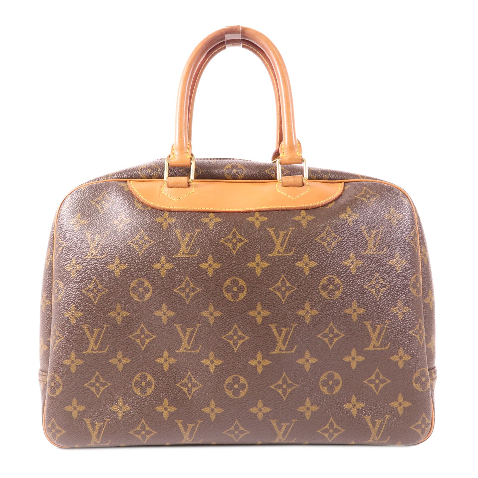 LOUIS VUITTON Monogram Deauville金扣手挽袋
