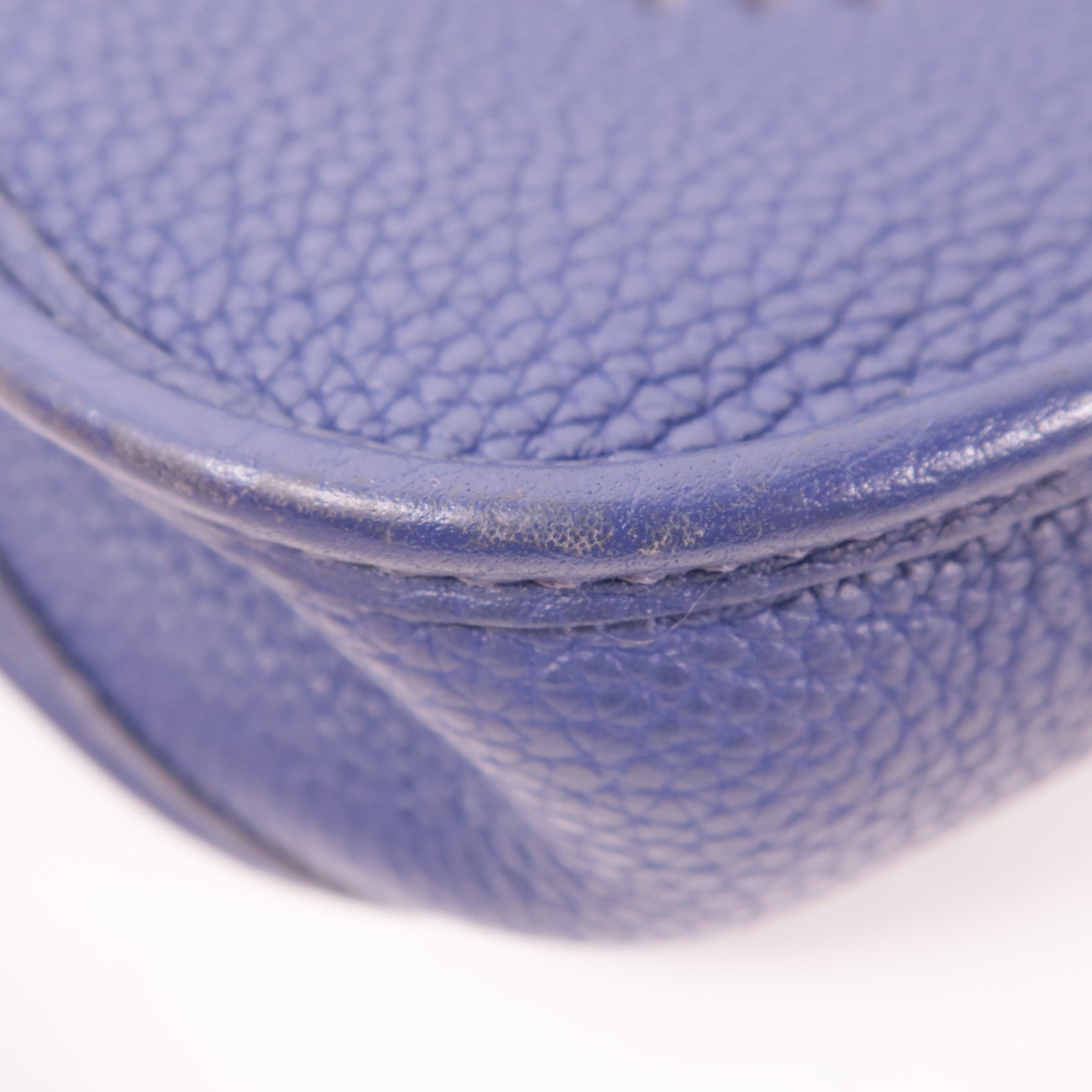 HERMES Clemence皮革Evelyne TPM金扣肩背袋Bleu Saphir