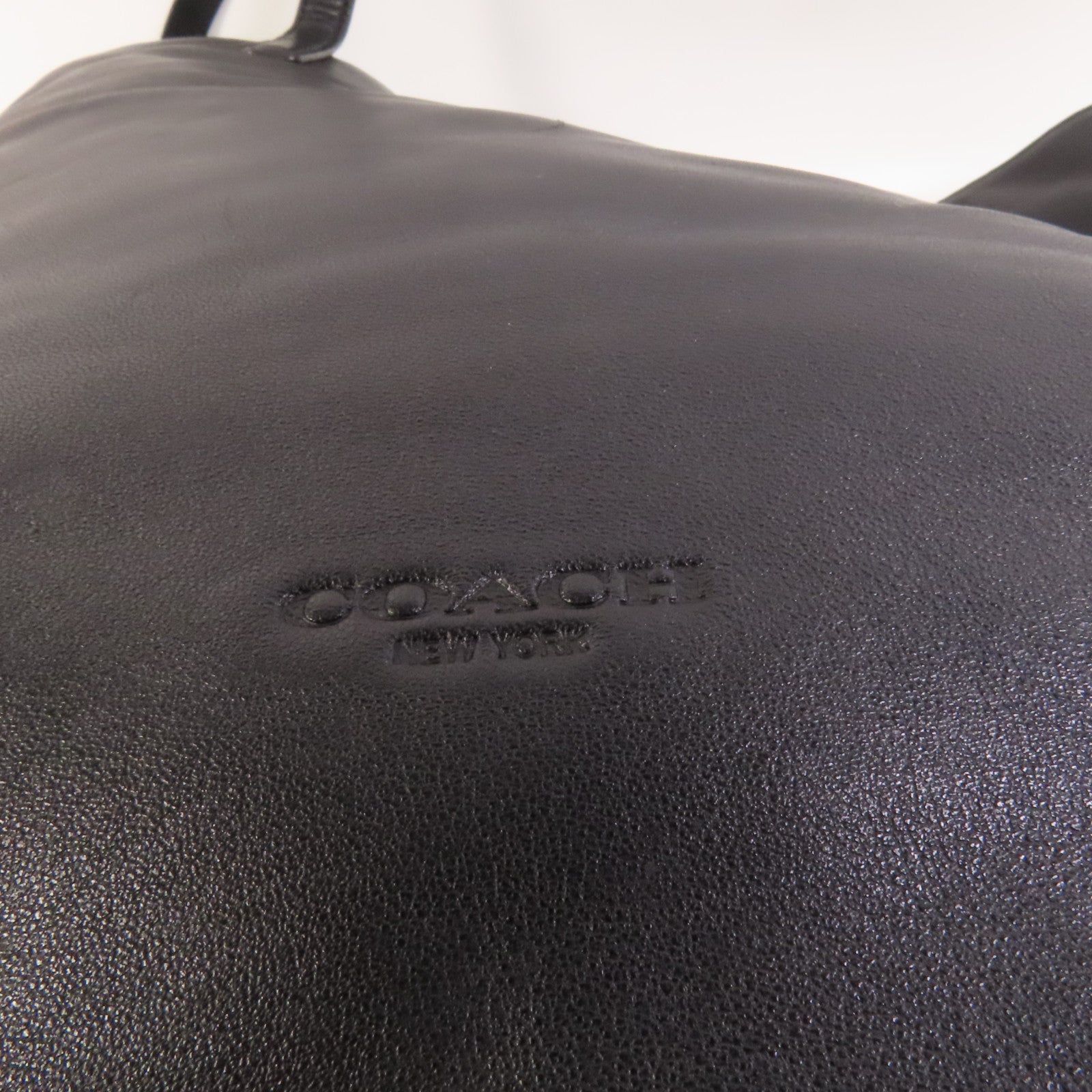 COACH 【激減優惠】牛皮皮革Shoulder Bag銀扣肩背袋