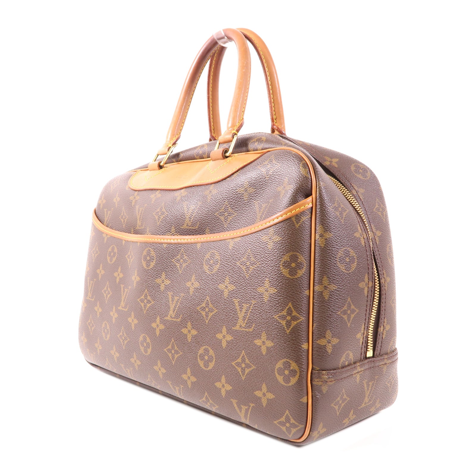LOUIS VUITTON Monogram Deauville金扣手挽袋