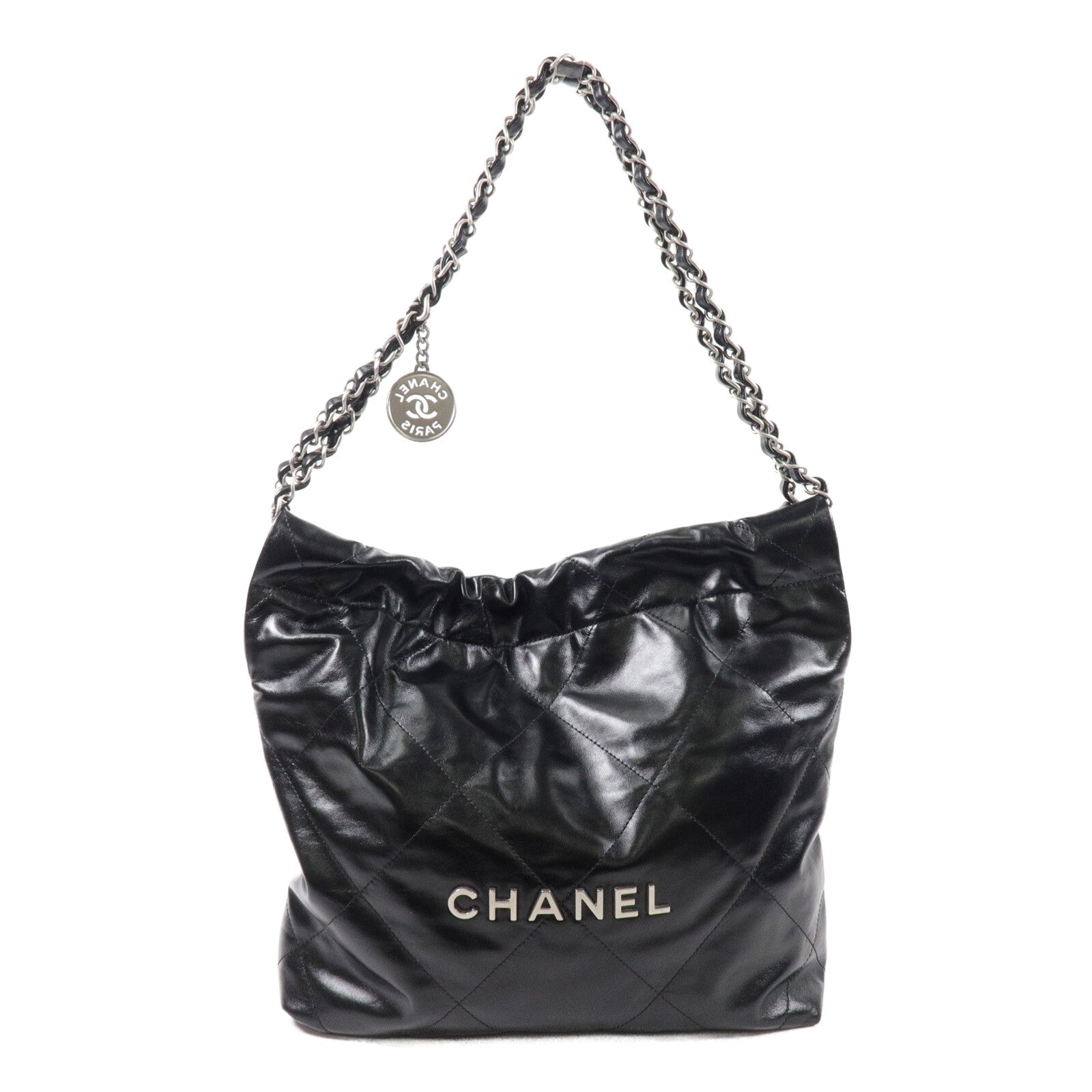 CHANEL 牛皮皮革Chanel 22 Small鏈帶肩背袋