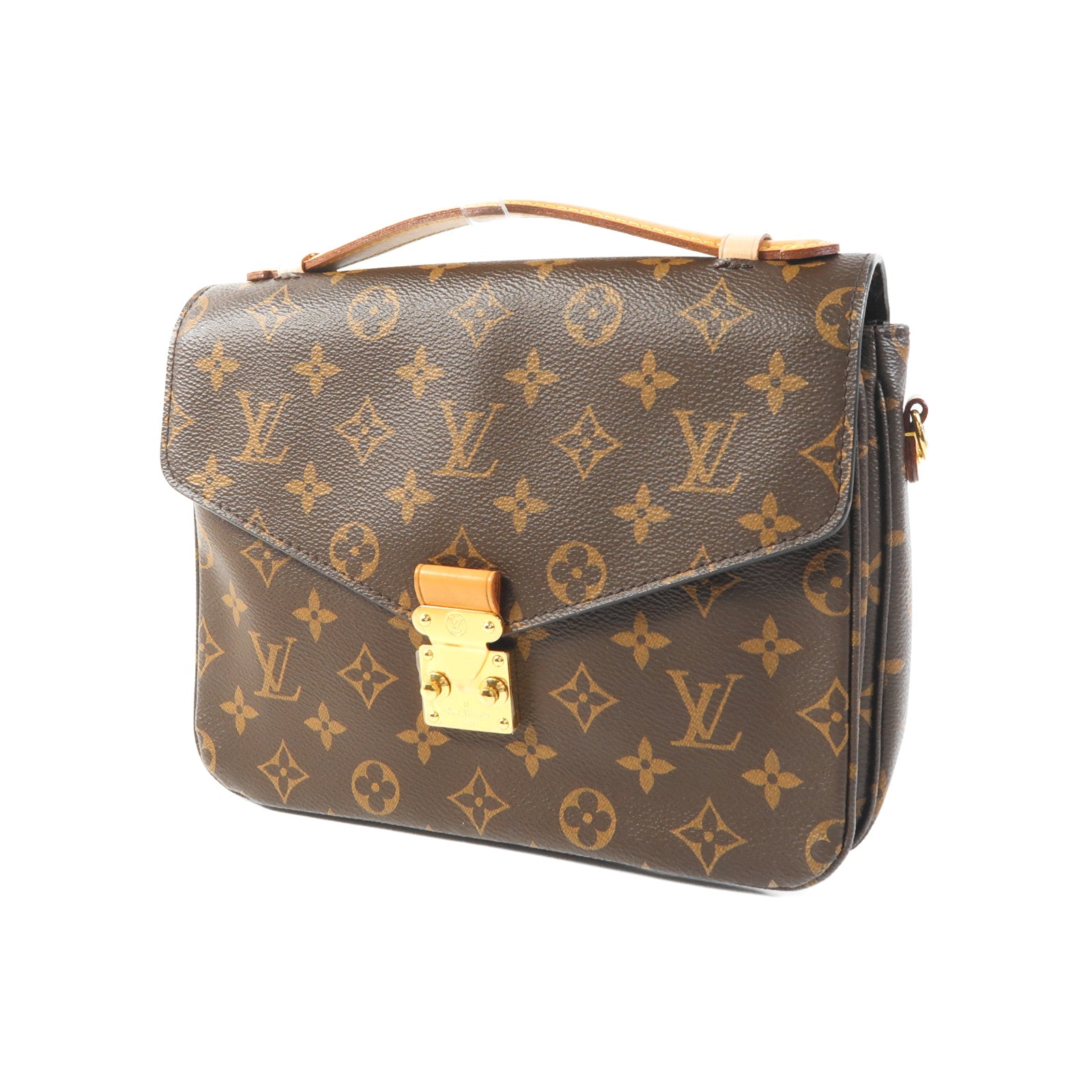 LOUIS VUITTON Monogram Pochette Metis MM金扣手挽肩背兩用袋